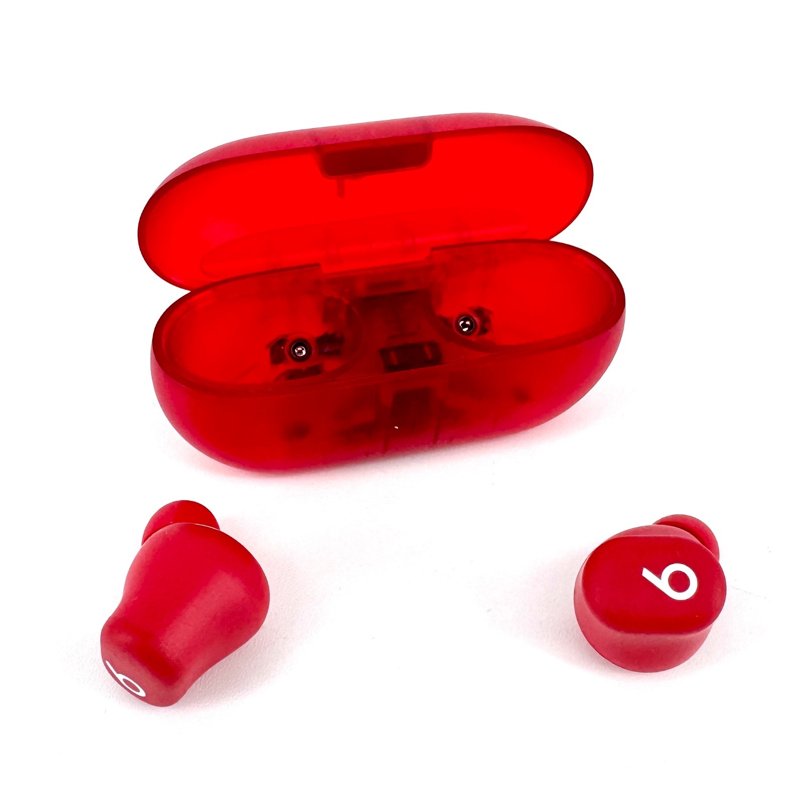 Beats by Dr. Dre Solo Buds Transparent Red In Ear Headphones MUW03LL/A