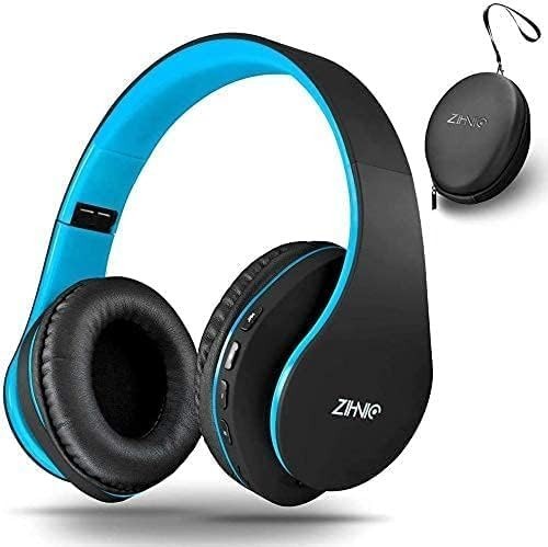 Bluetooth Headphones Over-Ear Foldable Wireless Wired Stereo Soft Earmuffs Light