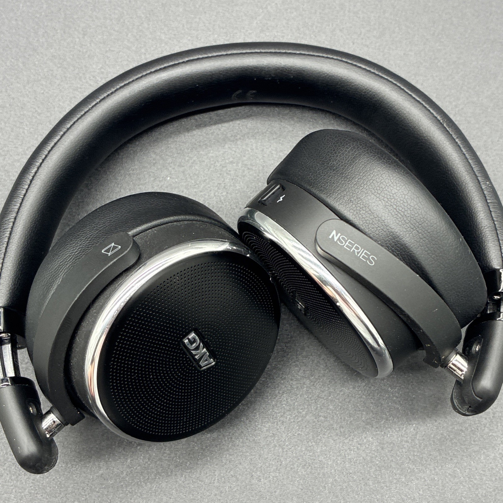 AKG N60NC Bluetooth Wireless Noise Cancelling Headphones Black Tested