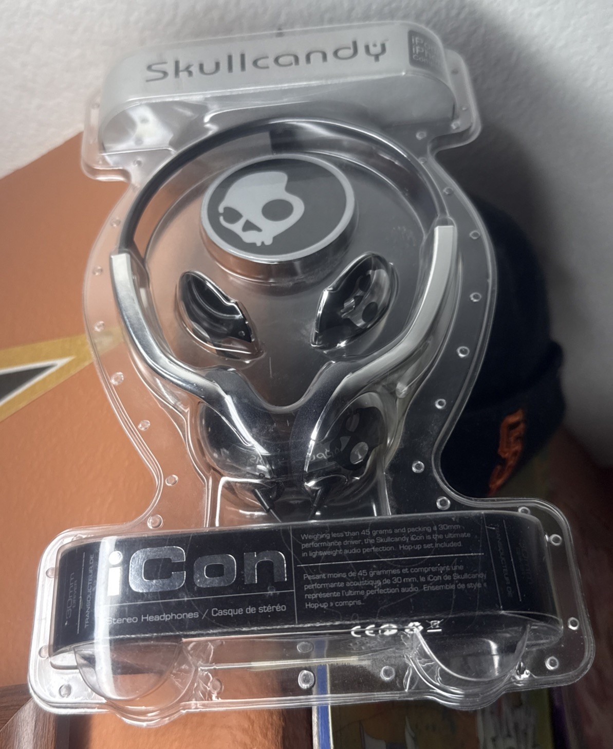Chrome OG skullcandy Icon Recruit 30mm Driver Original Quality Careful LOUD Rare