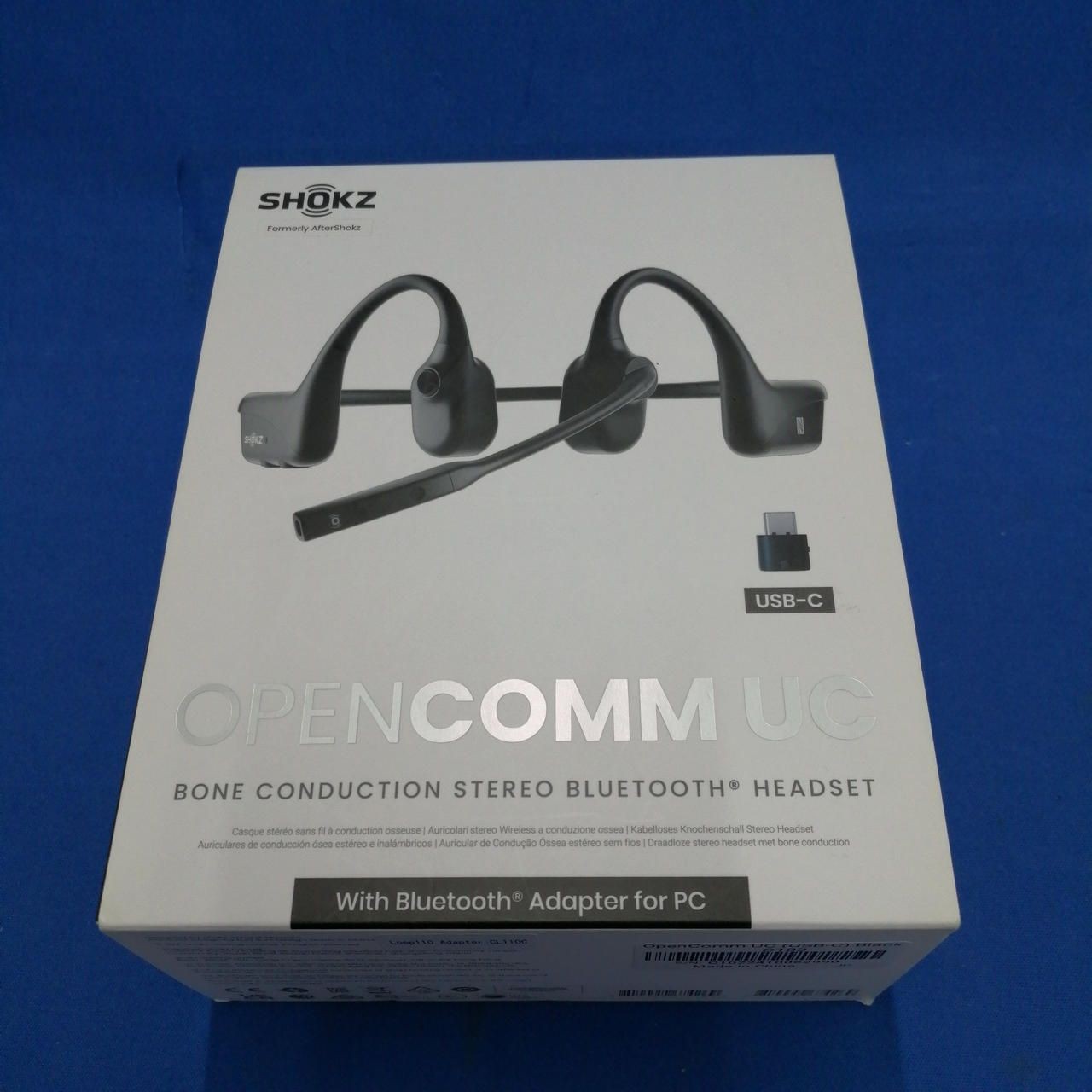 SHOKZ Bone Conduction Headset OPENCOMM UC C102 Used