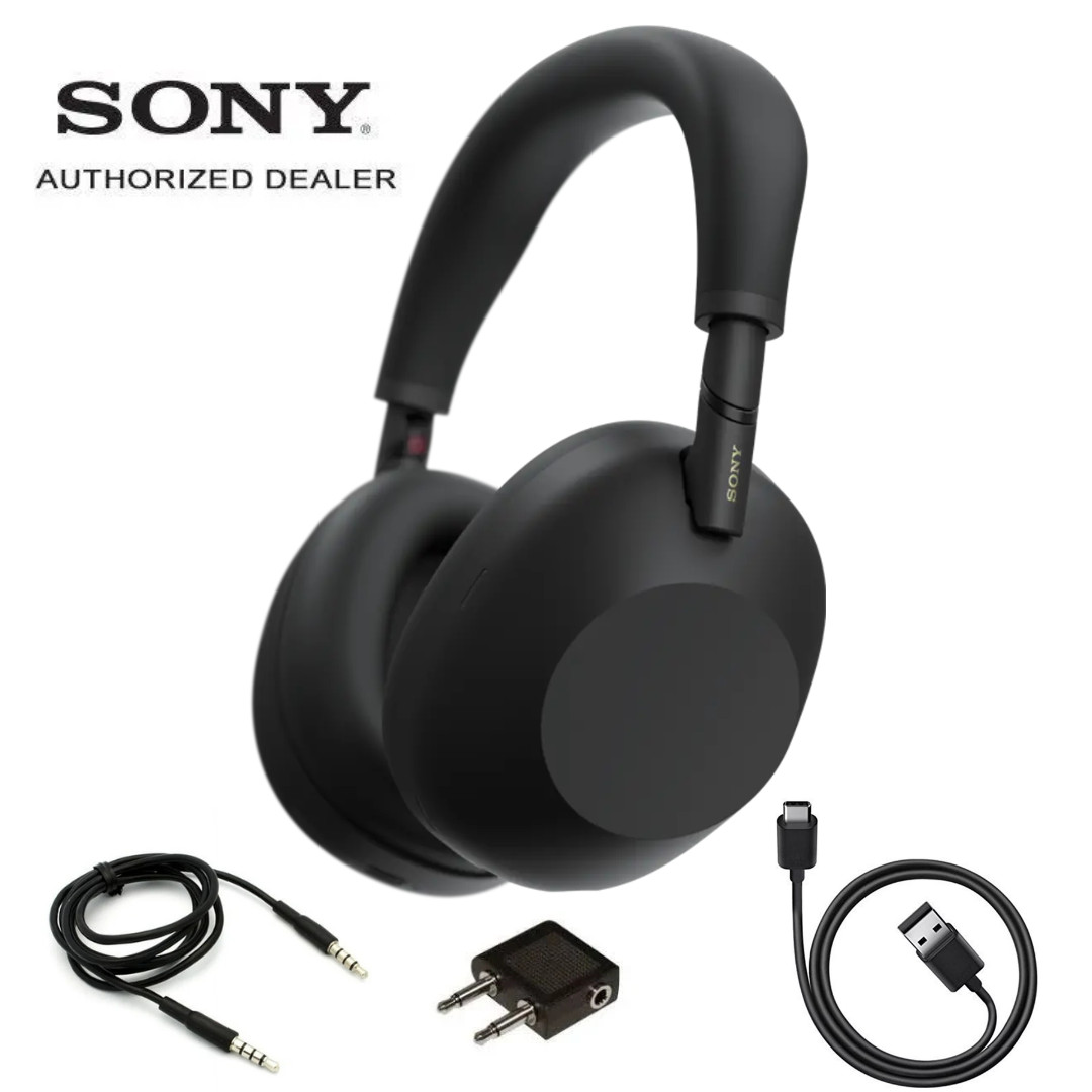 Genuine Sony WH-1000XM6/B THE Best Wireless Noise Canceling Headphones – Black