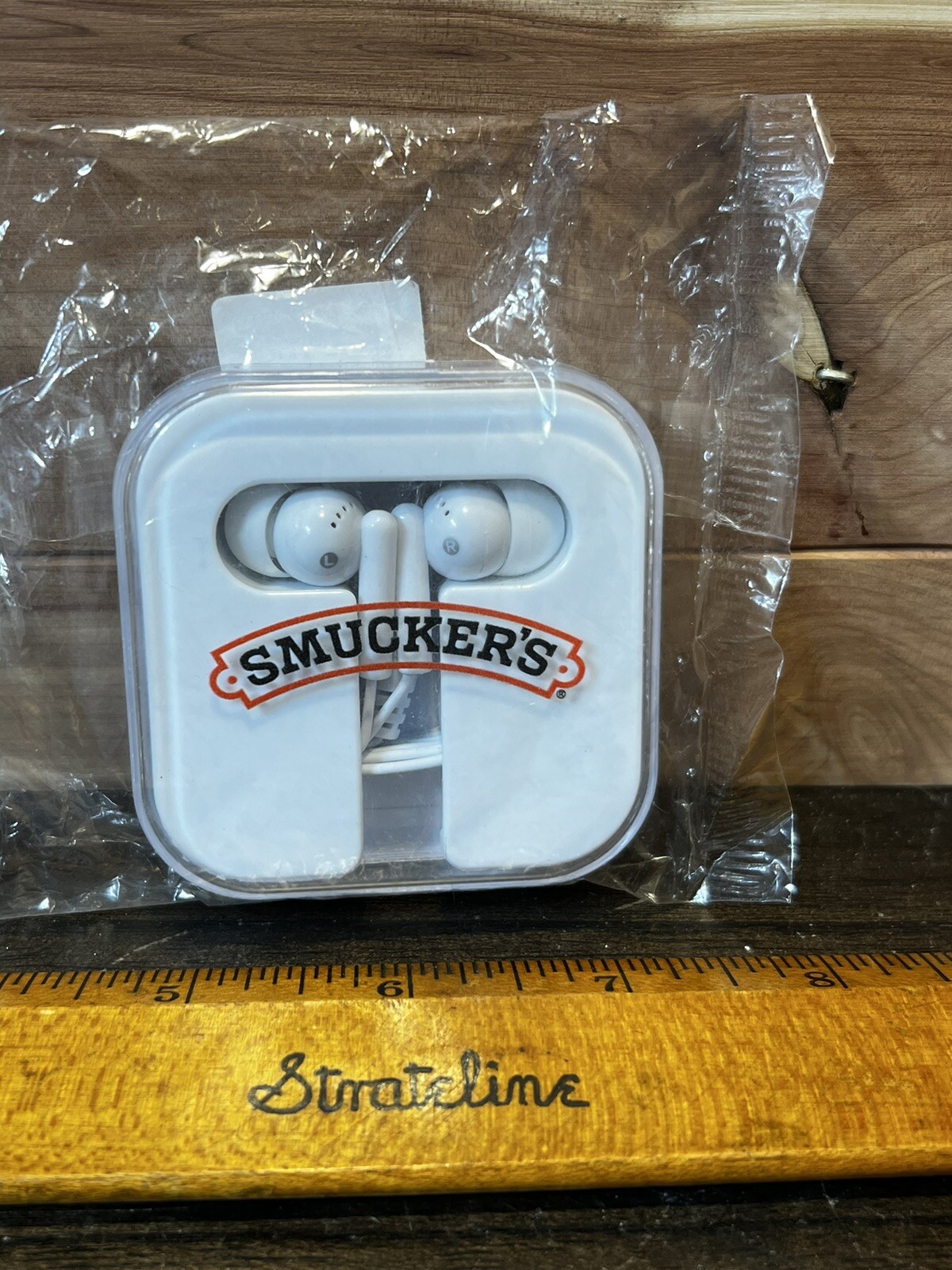 Wired JMS earbuds in square case Nib