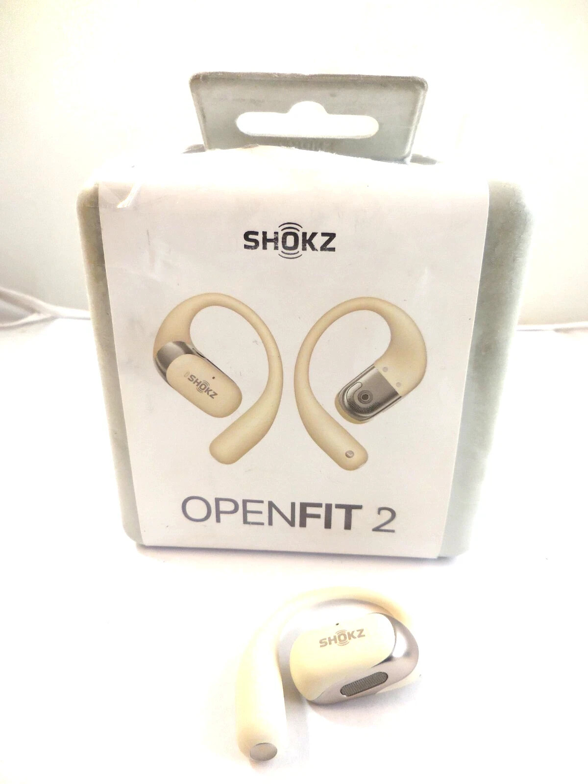 Shokz OpenFit 2 Open-Ear Wireless replacement Right Earbud – Beige(Defective)