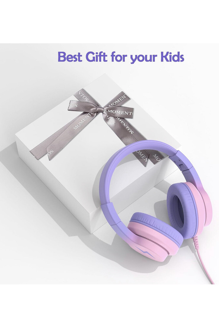 Kids Headphones, Kids with Microphone, 85/94Db Volume Limiter Headphones