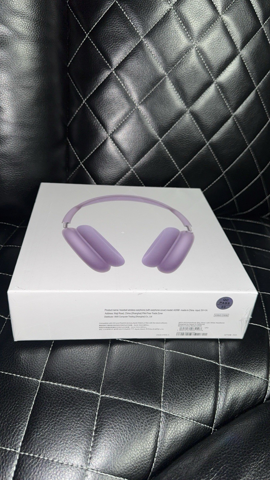 Apple AirPods Max Purple Over-Ear Wireless Bluetooth Headphones 40mm A2096