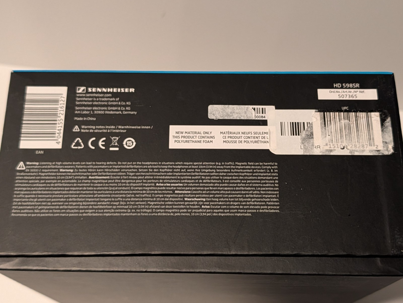 Sennheiser HD 598SR Open-Back Headphones – MINT – USA SELLER