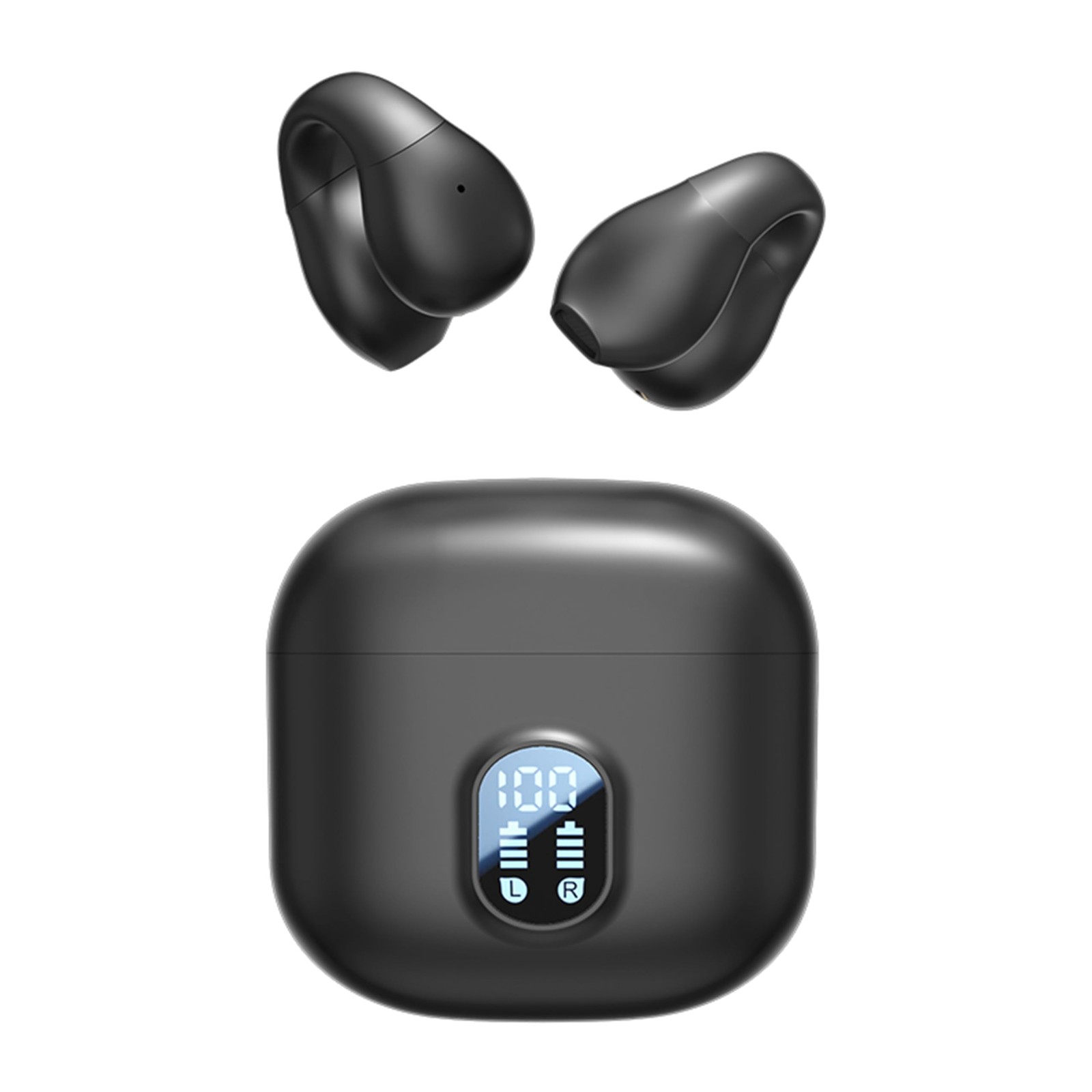 MAcnas Clip-on Earbuds Open Ear Wireless Bluetooth 5.4 Headphones