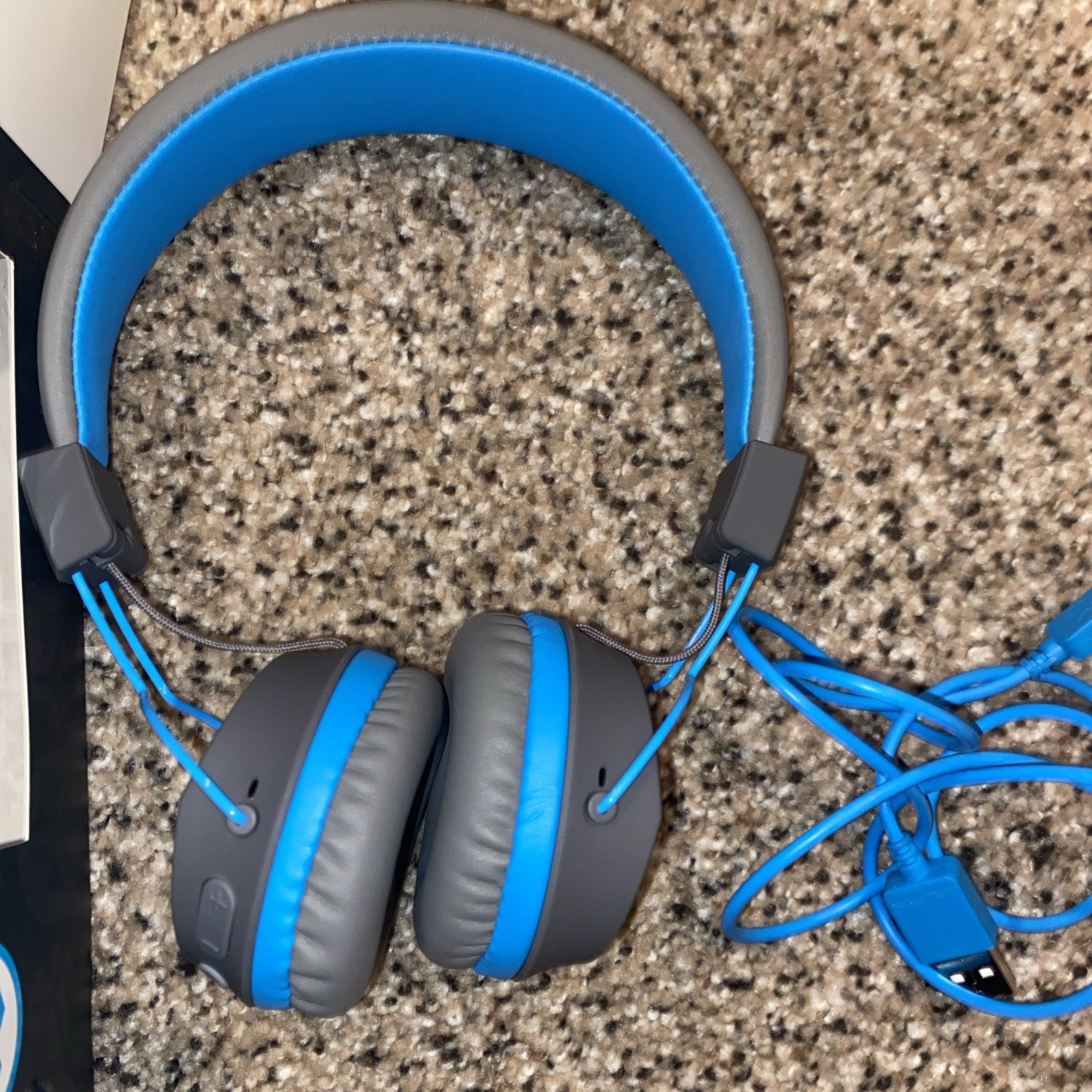 JLab Wireless Over-Ear Headphones Bluetooth Black Blue
