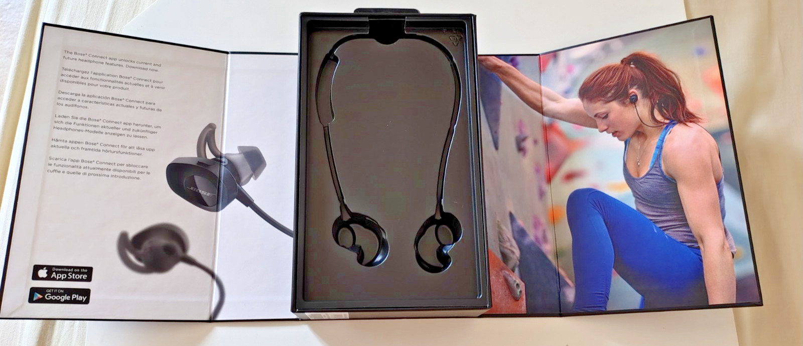 BOSE SoundSport Wireless Headphones BOX ONLY+accessor
