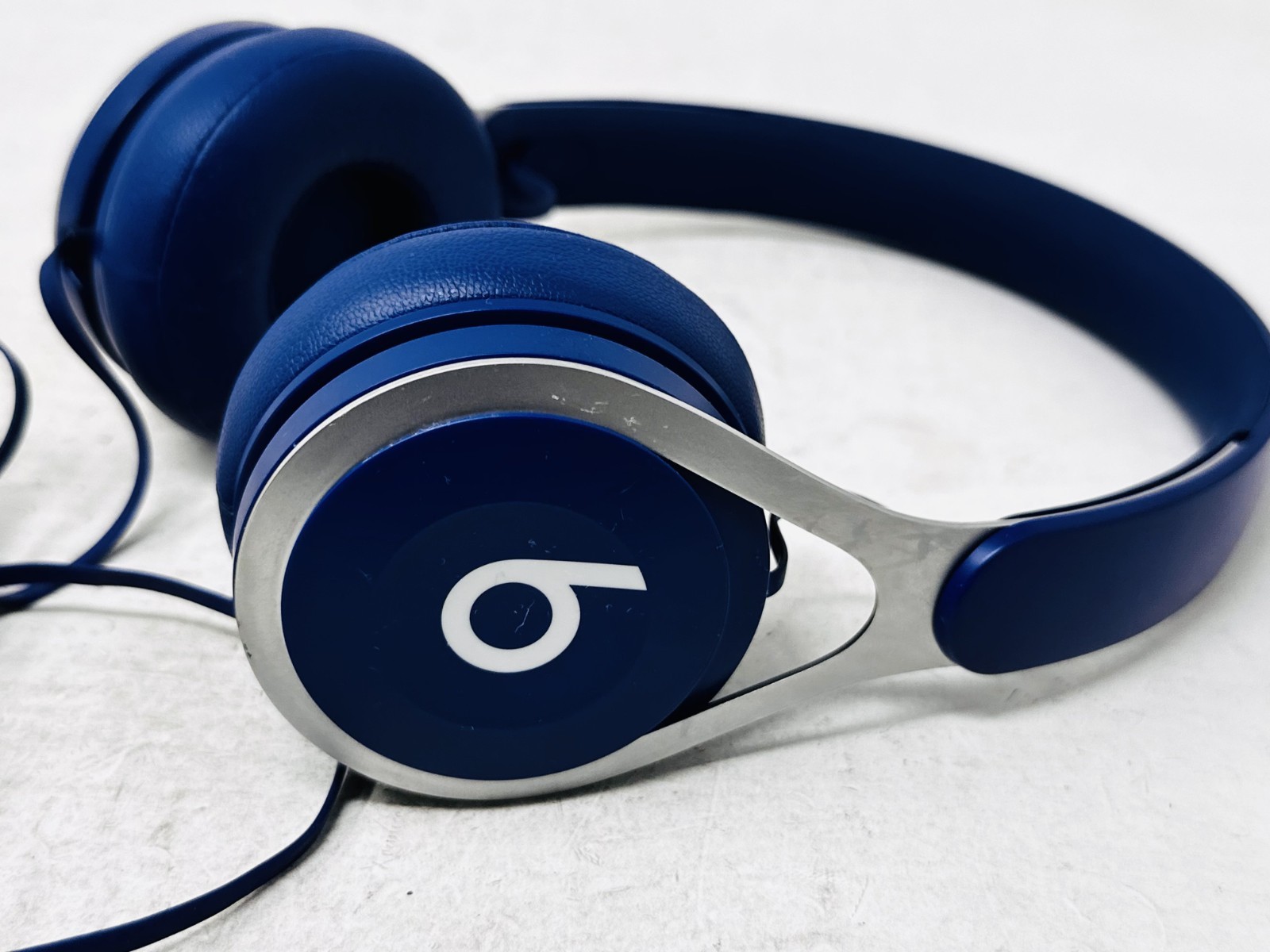 Beats by Dr. Dre EP Wired On-Ear Headphones Matte Navy Blue – Clean, WORKS!