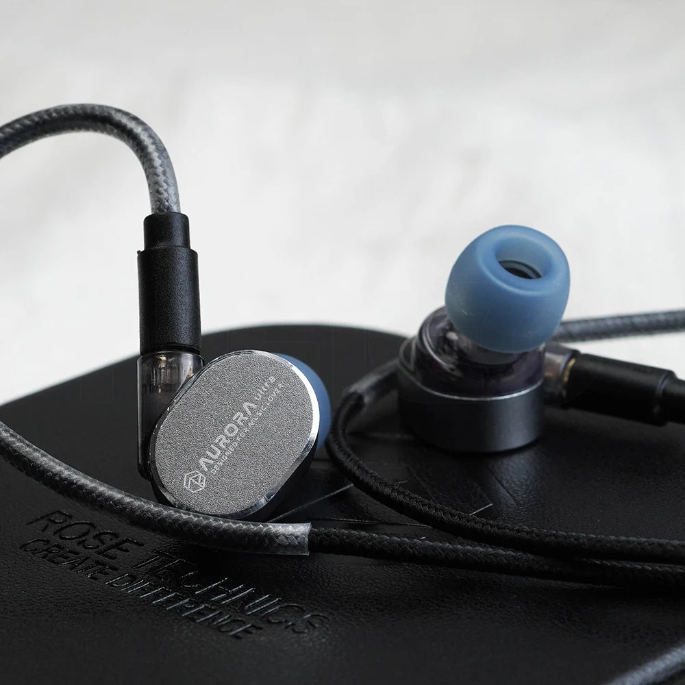 ROSESELSA Aurora Ultra 1DD+1 Planar Hybrid IEM Earphones with USB-C DAC