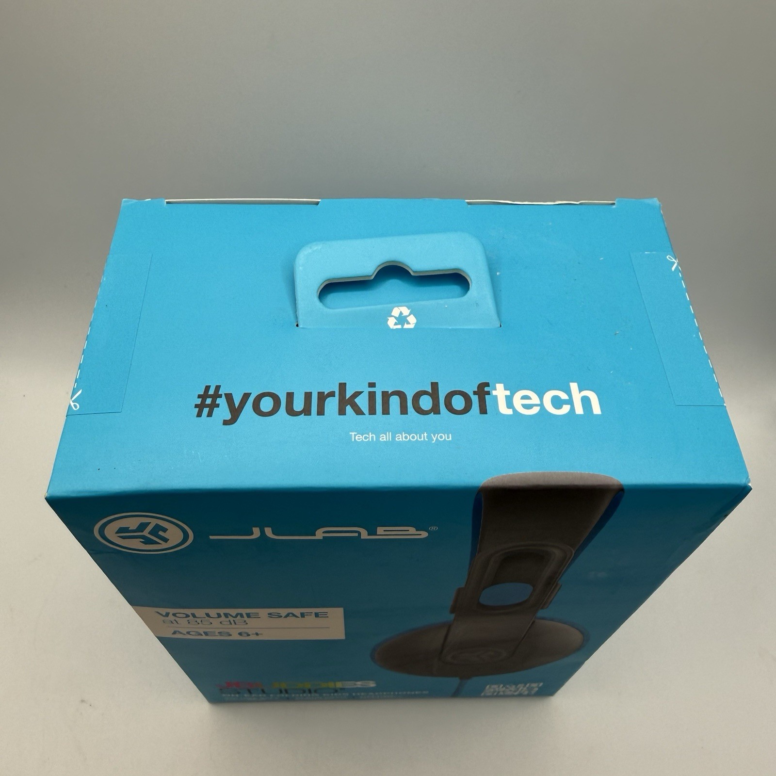 JLab JBuddies Studio 2 Kids Headphones Volume Safe 85dB Blue New In Box