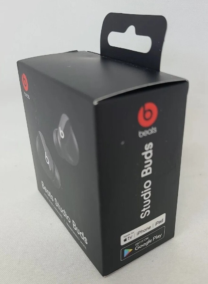 Beats by Dr. Dre Studio Buds Wireless Earbuds – Black. New- Factory Sealed