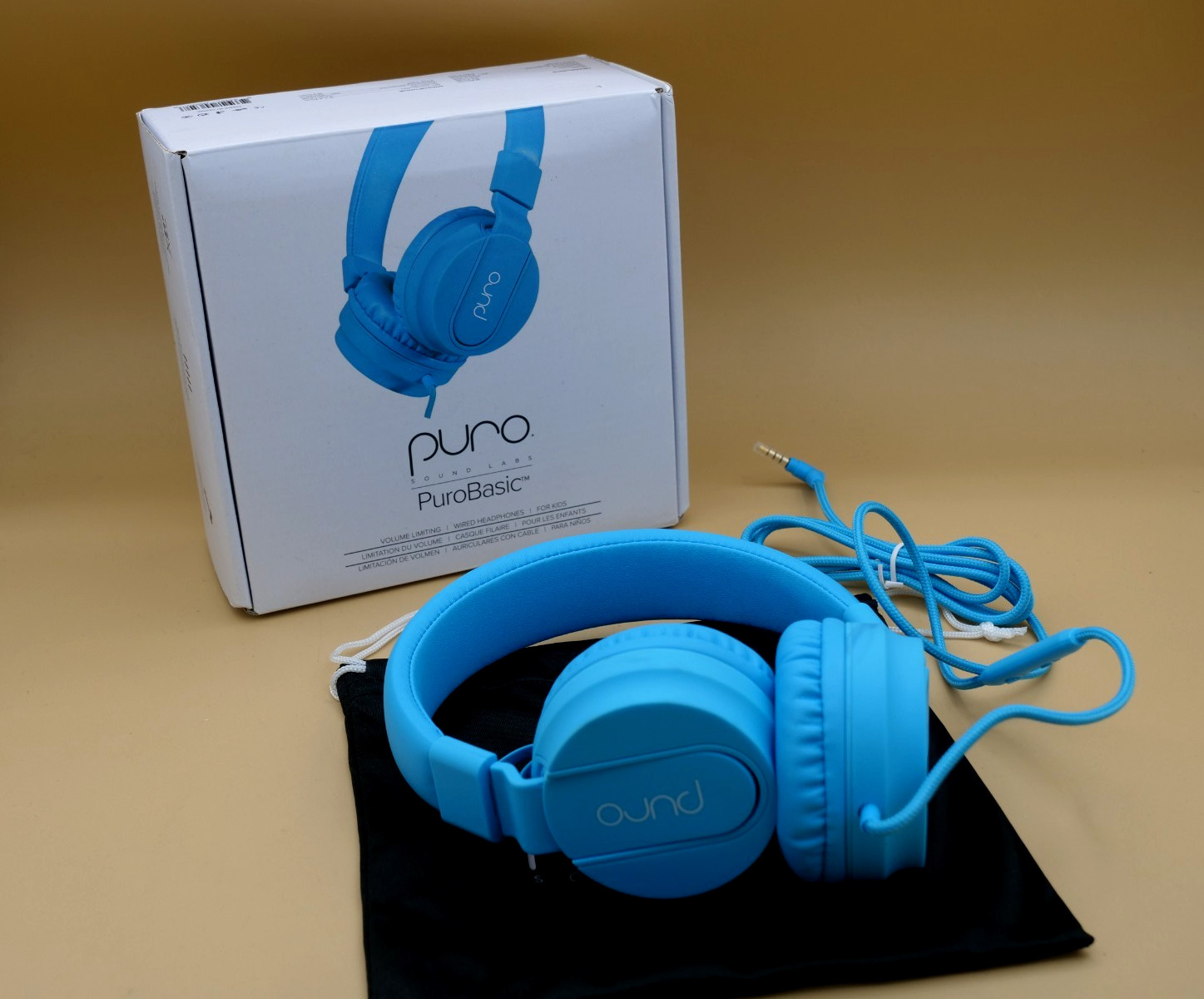 Audio Headphone Sound Labs Puro Basic sound limiting childrens child blue