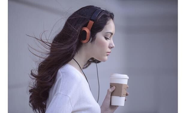 KEF M400 Over-Ear Hi-Fi Headphones – Sunset Orange FREE Priority Ship