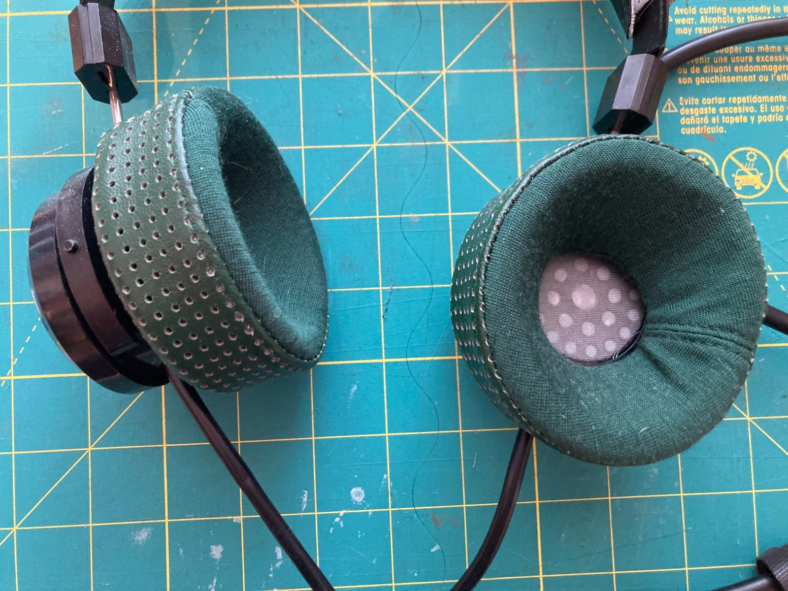 GRADO SR125e Prestige Series headphones with custom beautiful audio earpads