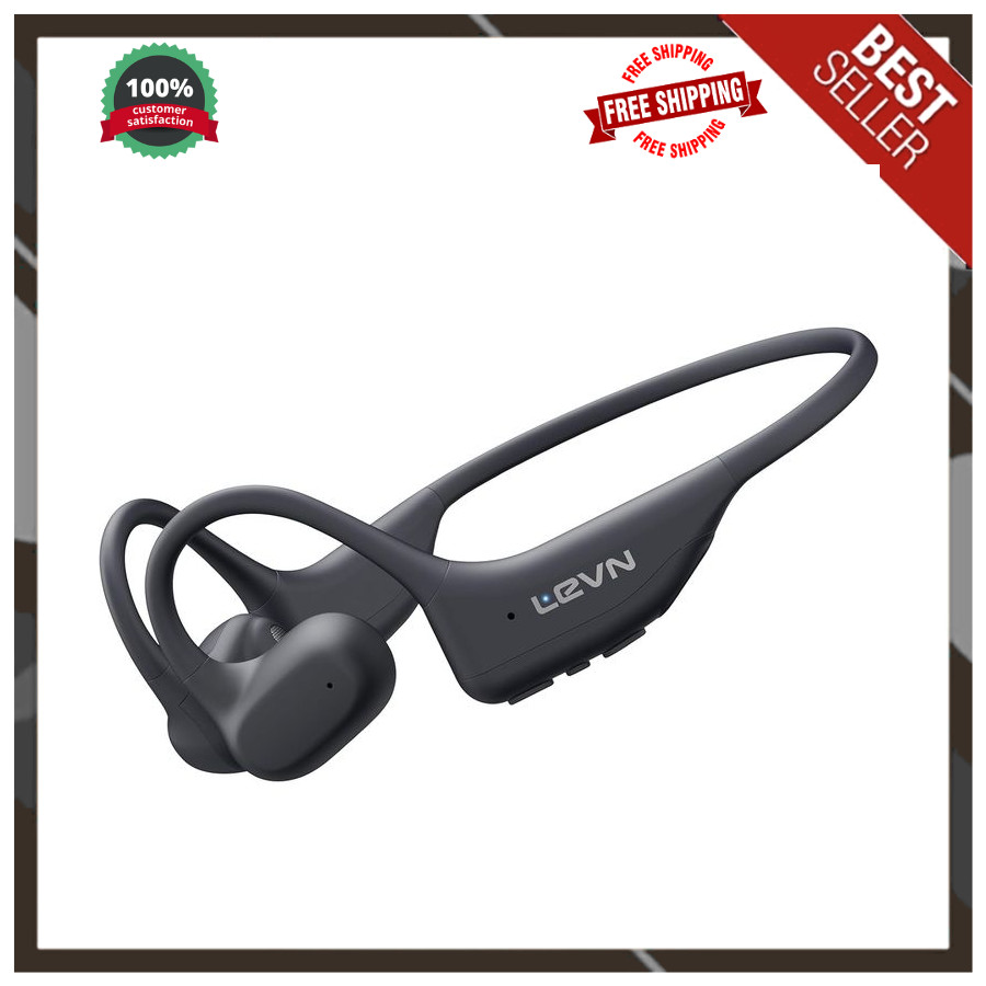 Bone Conduction Open Ear Headphones Bluetooth 5.3, 14H, Sweatproof
