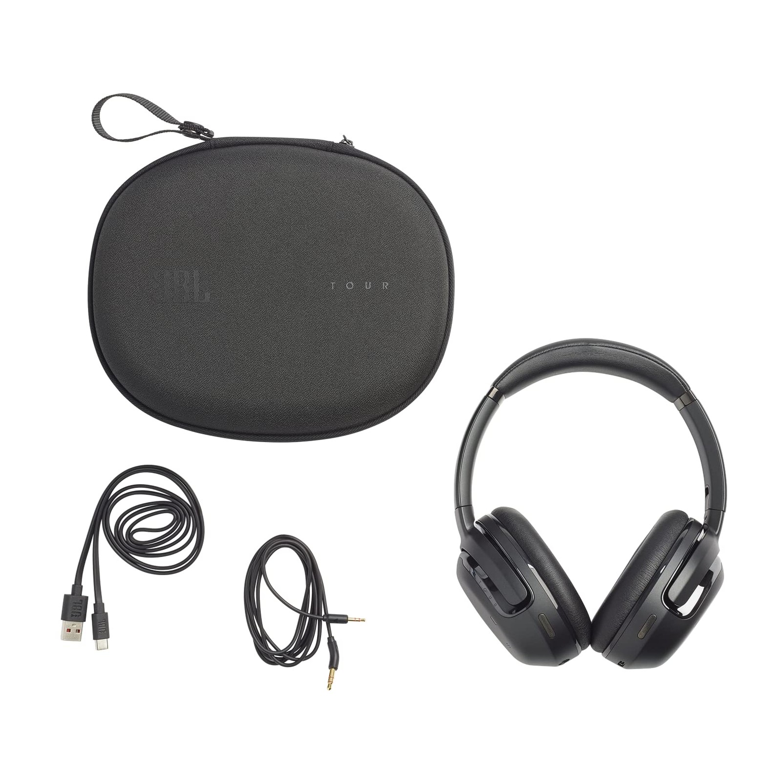 JBL Tour One M2 True Adaptive Noise Cancelling Headphones – Black