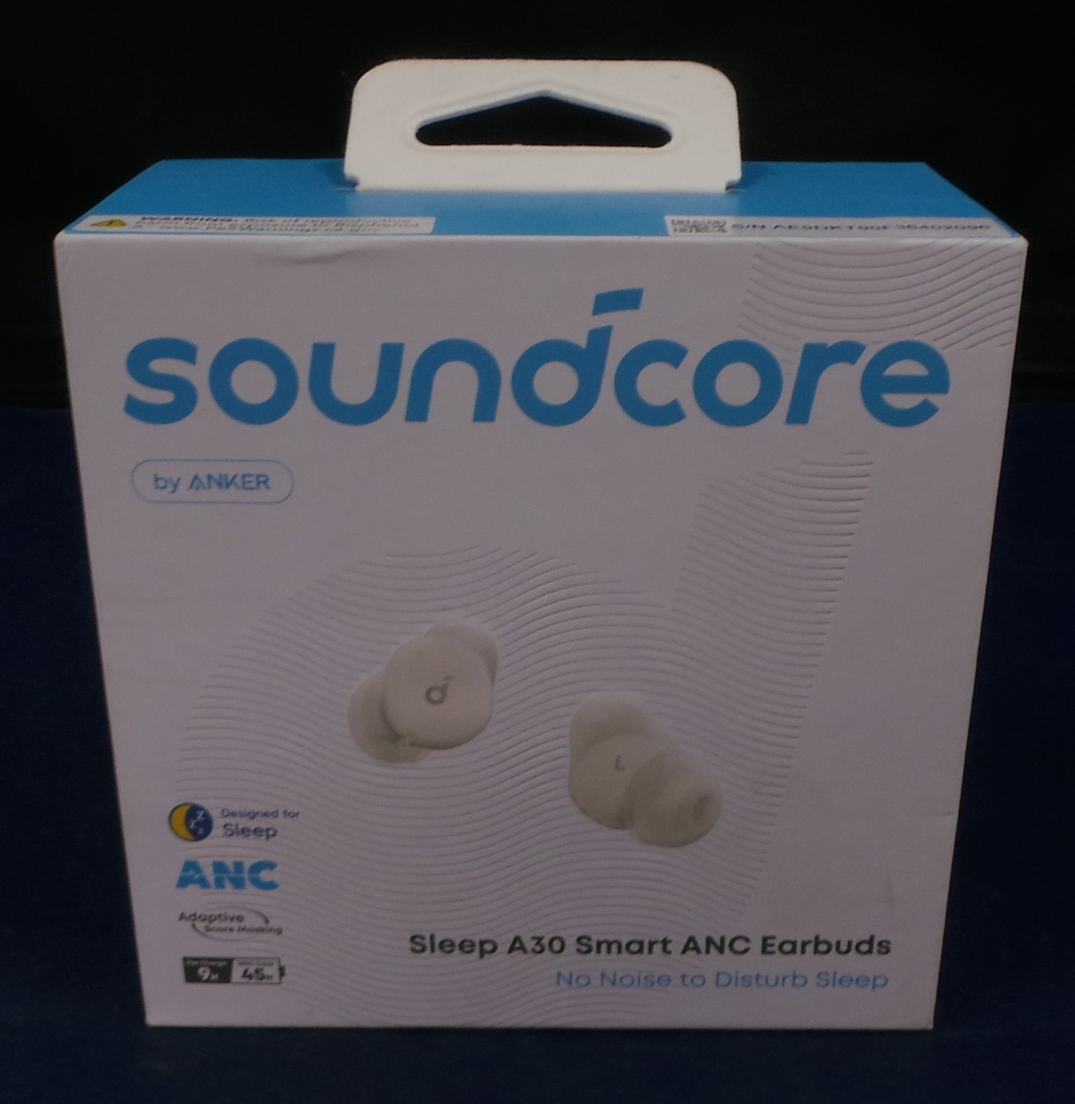 Soundcore Sleep A30 Smart ANC Earbuds By Anker – White – New Sealed