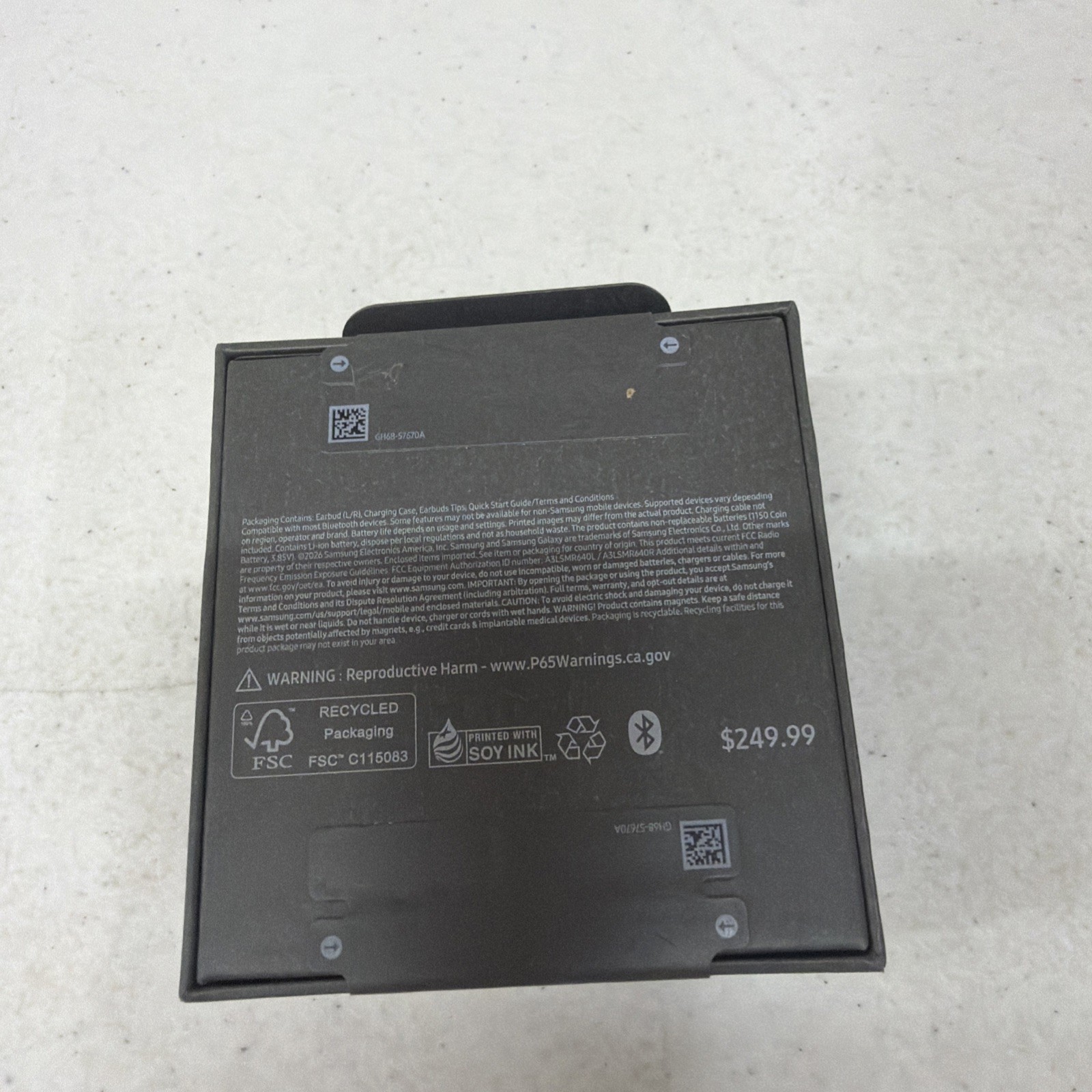New Samsung Galaxy Buds 4 Pro SM-R640 Wireless Bluetooth Earbuds (Sealed).