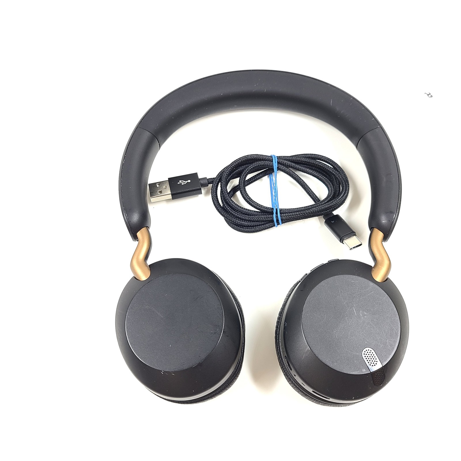Jabra Elite 45h HSC110W Wireless Bluetooth On-Ear Headphones – Grade B Black