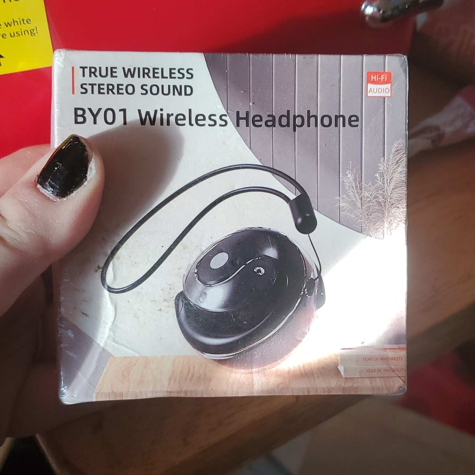 BY01 Wireless Bluetooth Headphones HiFi Waterproof Sweat-Proof Black
