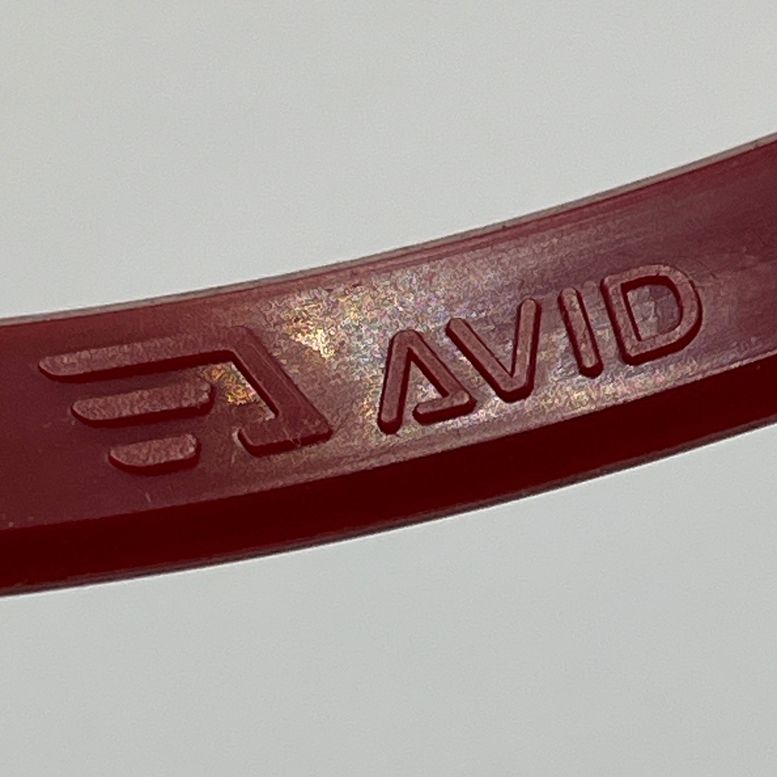 VTG AVID Wired Headphones Red Foam Earcups Over Ear Foldable 3.5mm Jack