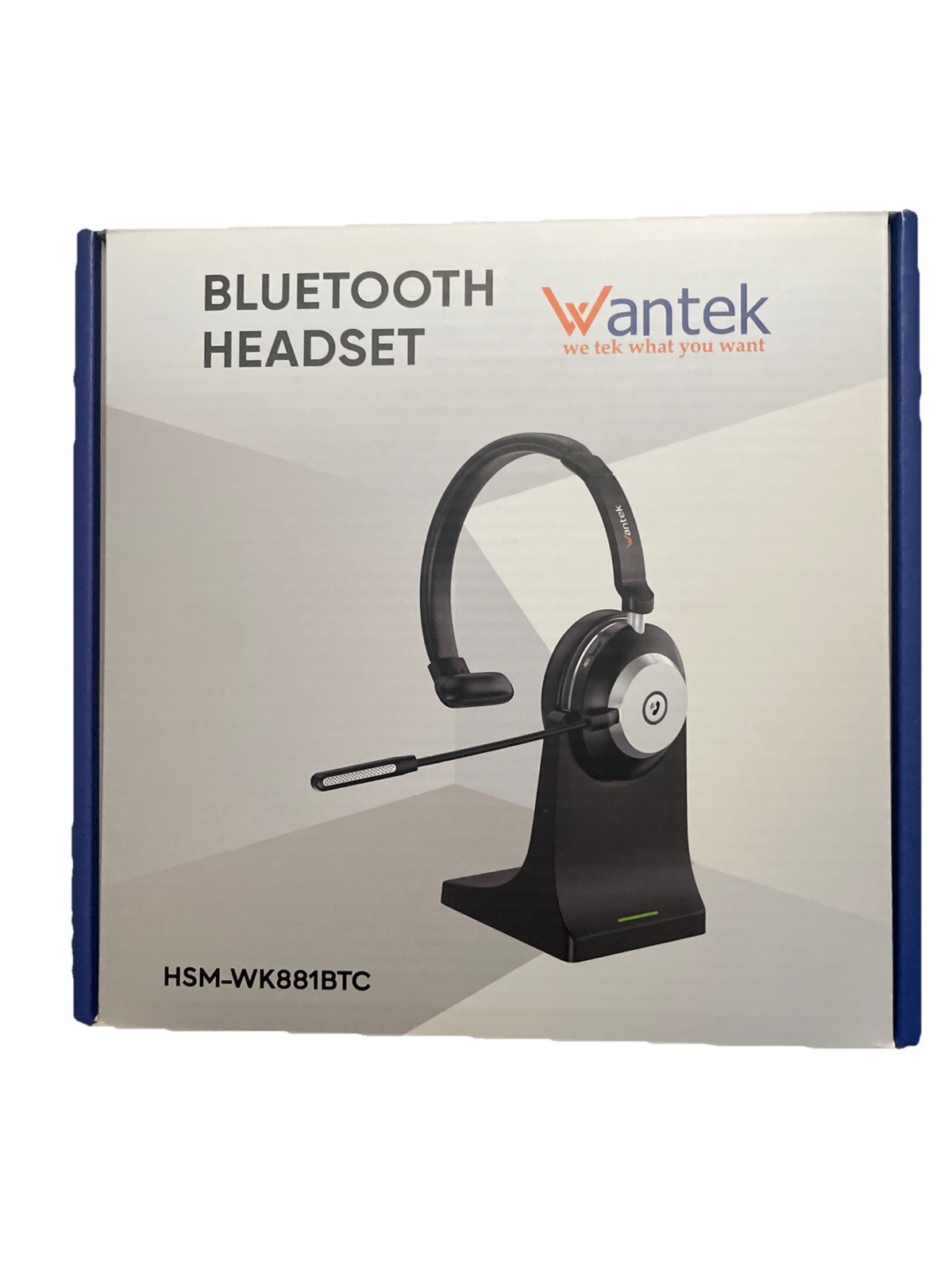 Wantek Bluetooth Headset HSM-WK881BTC