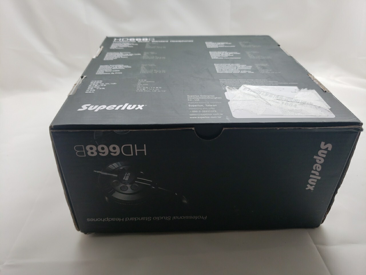 Superlux Professional Monitor Over Ear Headphone HD668B Semi-Open type Black