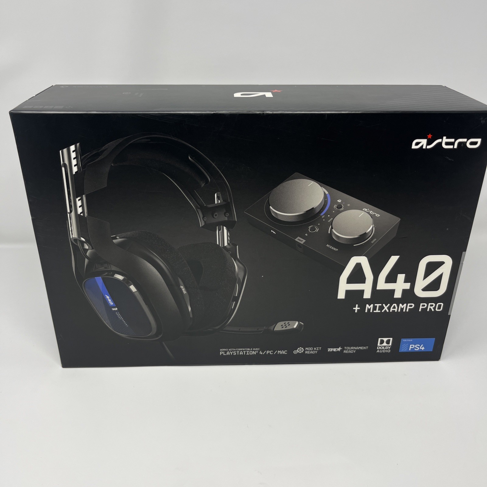Astro A40 + Mixamp Pro Wired Gaming Headset PS4/PC Black A40T401 Mixamp A00084
