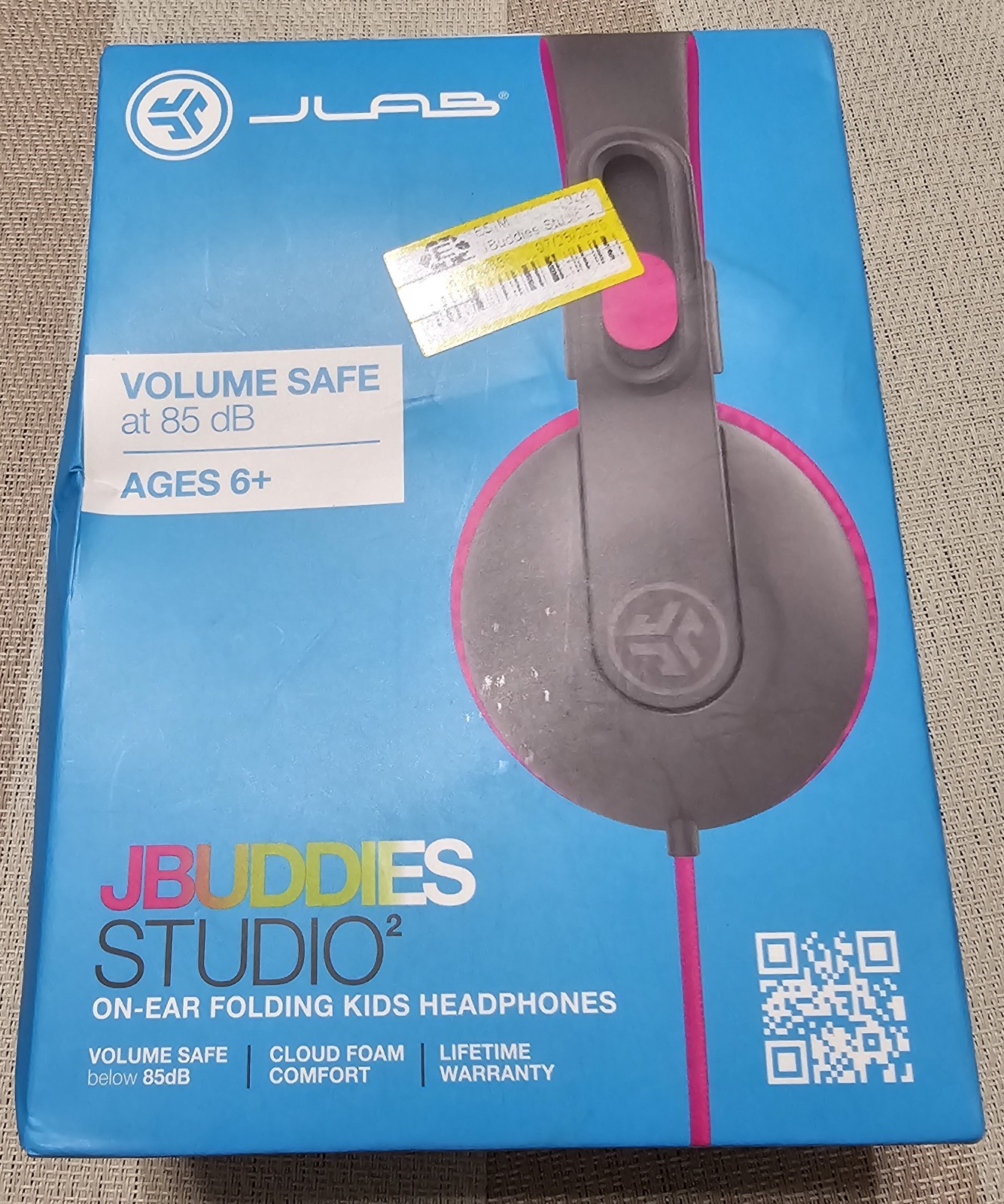 JLab JBuddies Studio 2 Kids On-Ear On-Ear Kids Wired Headphones w/ Mic – NEW !!!