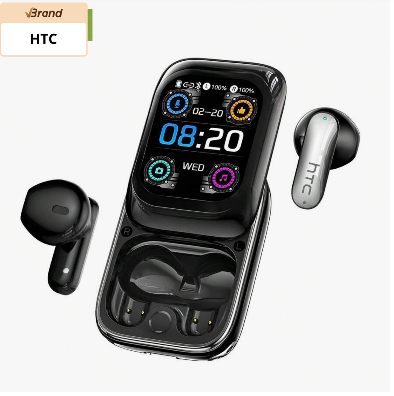Apple iPhone Android Compatible AI Translator Earbuds HTC NE48 OWS Headphones