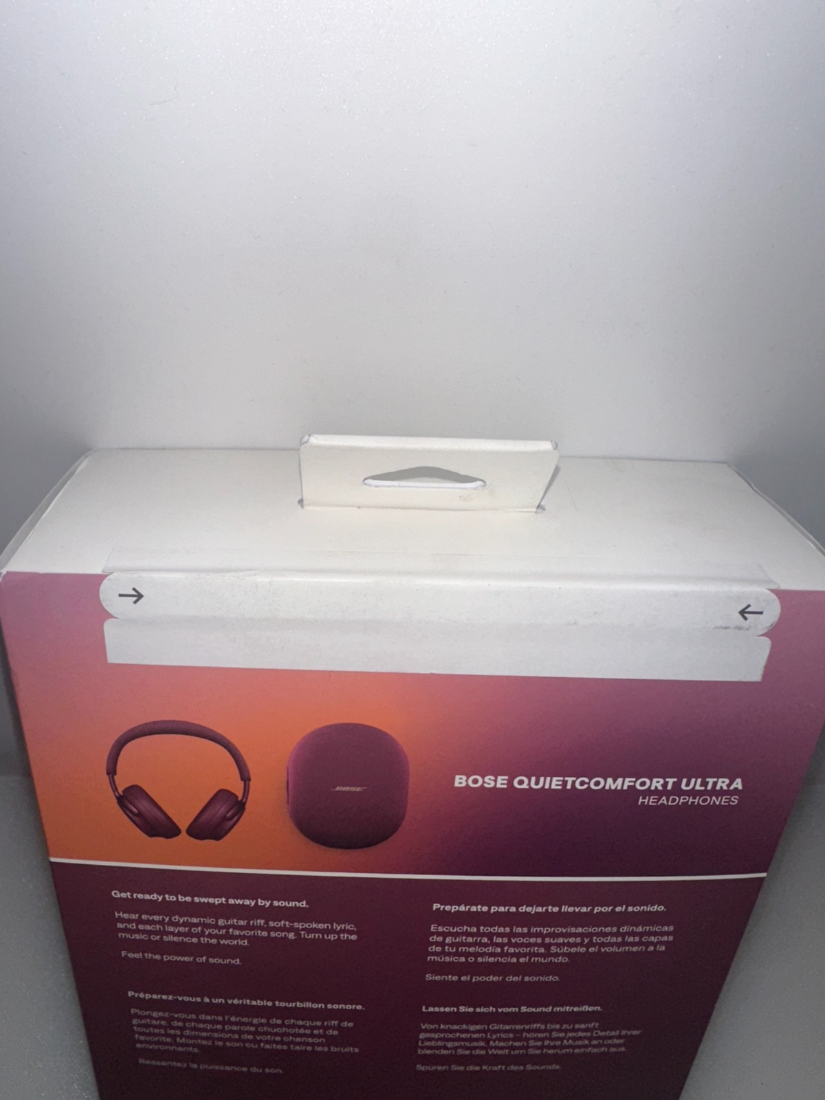 NEW Bose QuietComfort Ultra Bluetooth Headphones, Deep Plum (880066–1500)