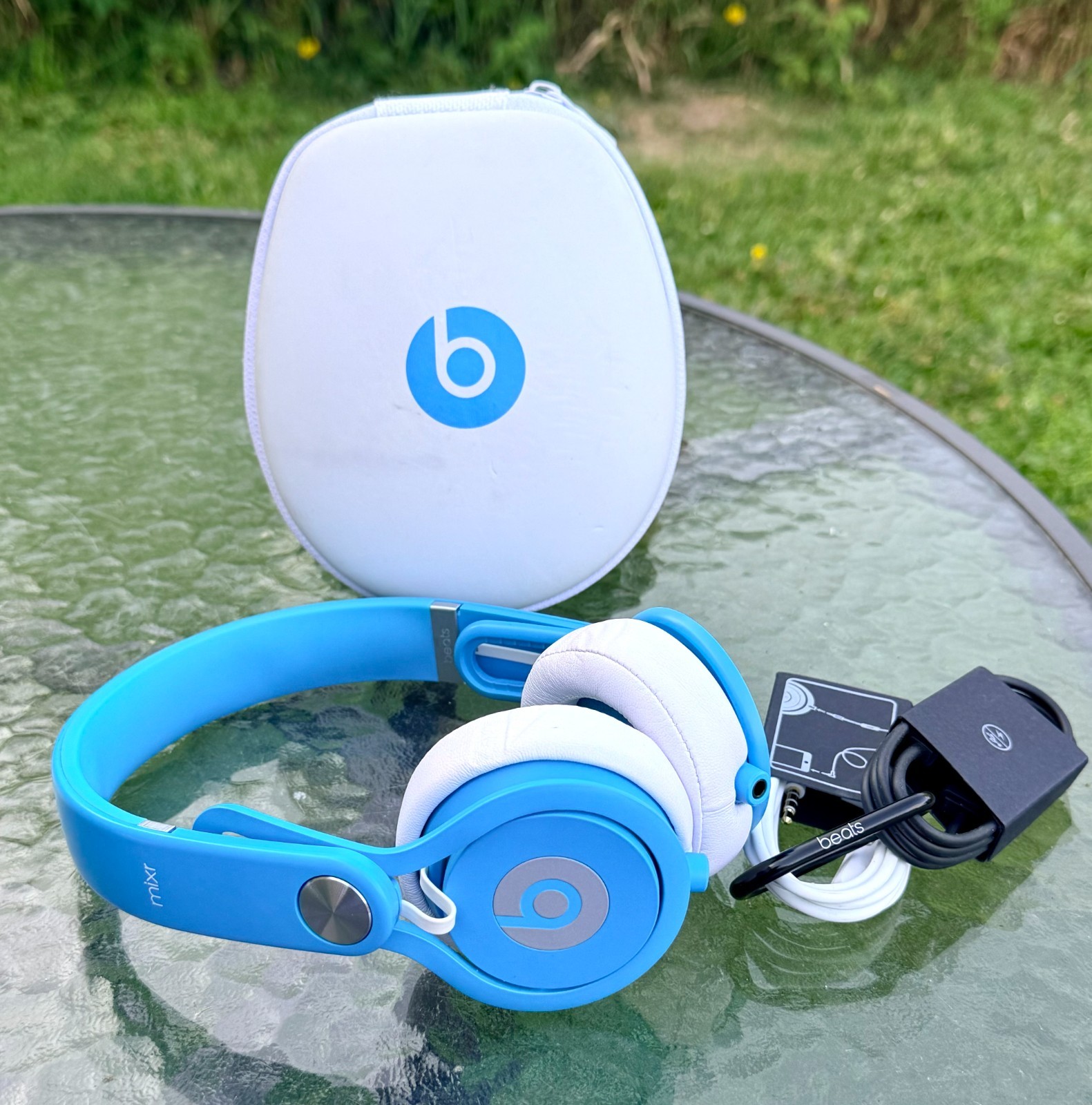 Beats Mixr Wired Headphones David Guetta Limited Blue/White GUC