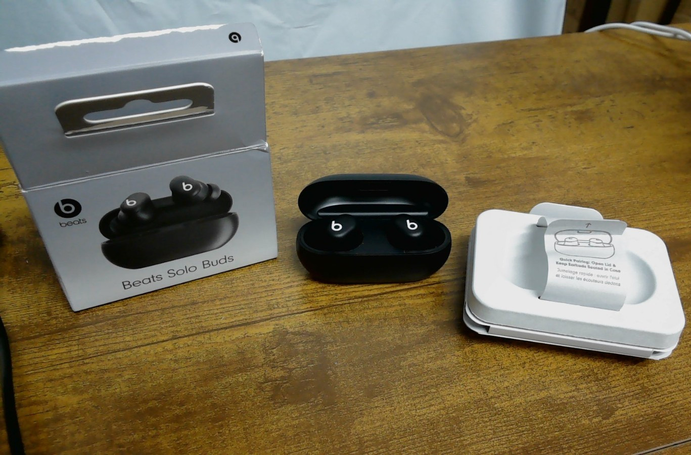 Beats Solo Buds Black Open Box