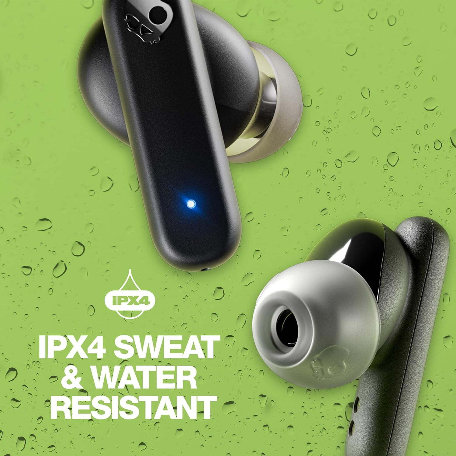 Skullcandy Smokin’ Buds XT True Wireless in-Ear Earbuds, Flame