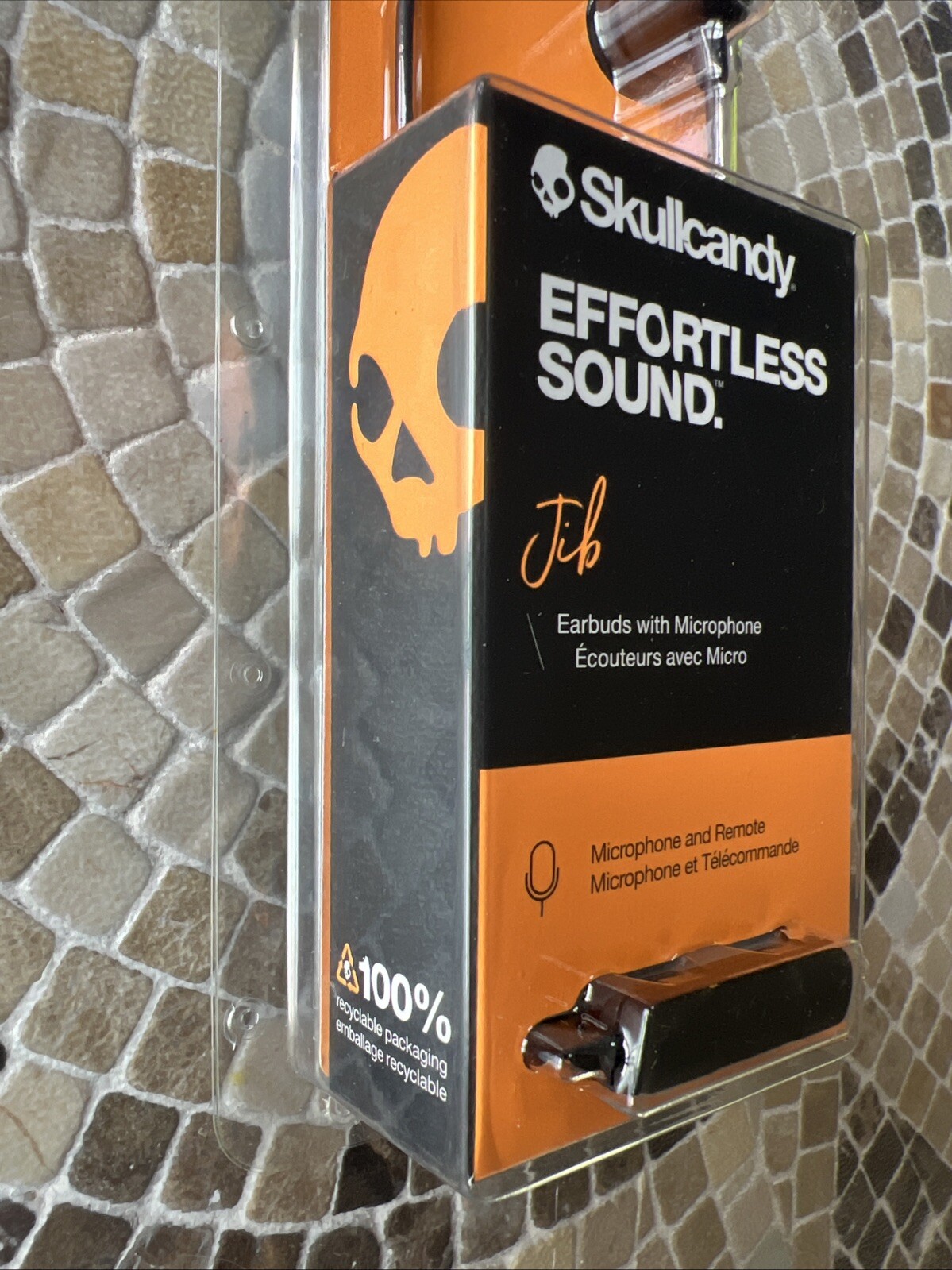 Skullcandy Jib In-Ear Earbuds With Microphone – Black