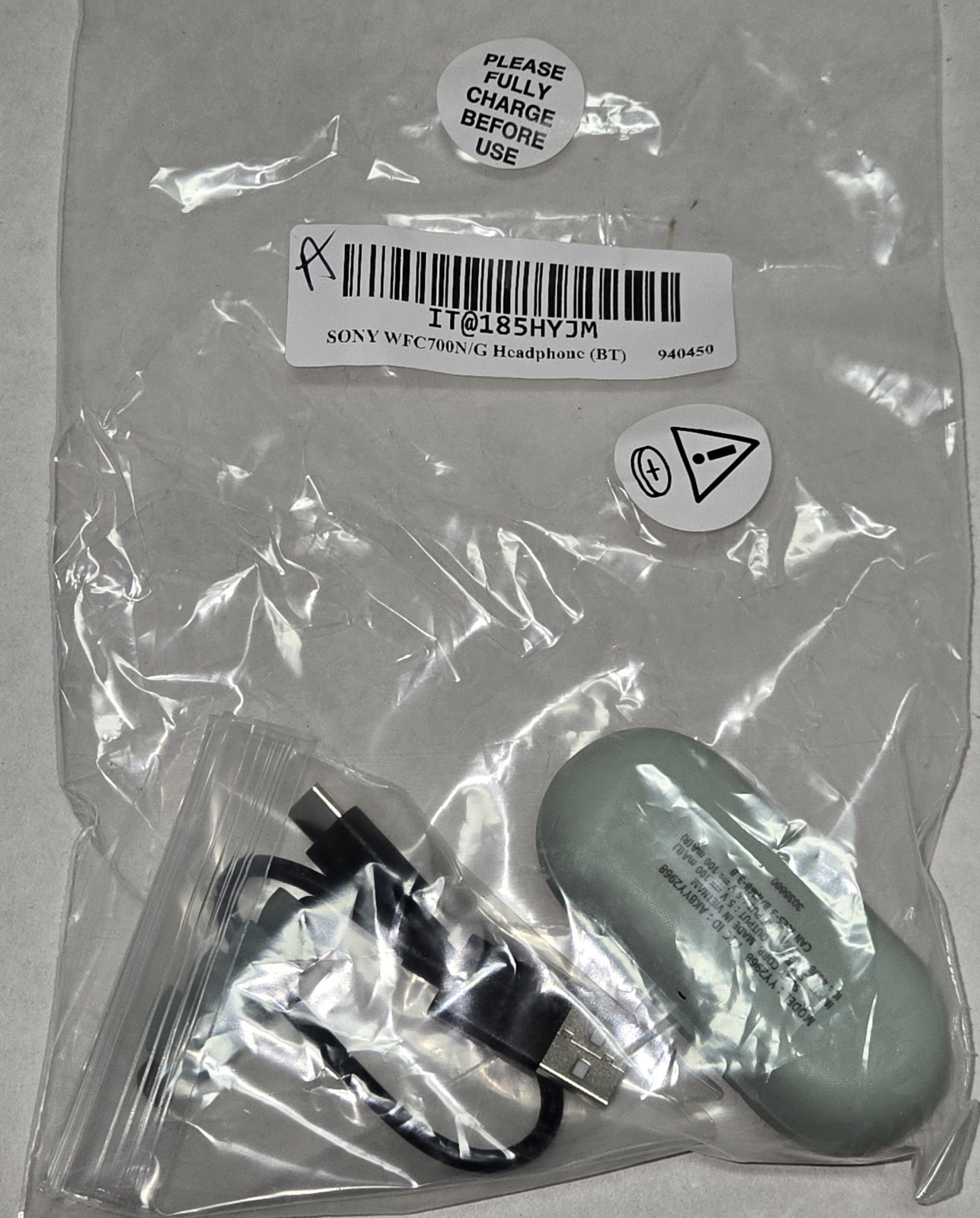 Sony WF-C700N Truly Wireless Noise Canceling in-Ear Bluetooth Headphones – Green