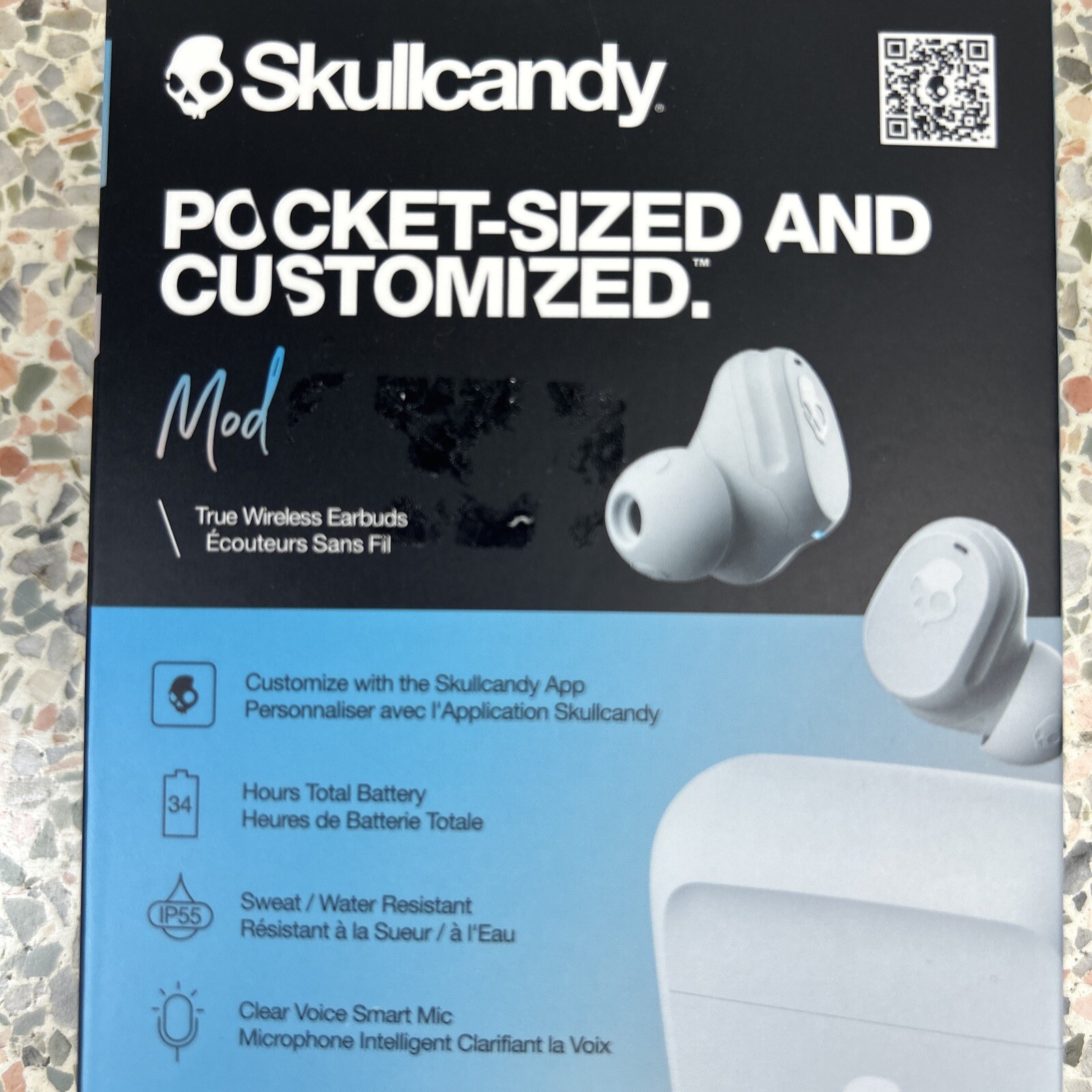 Skullcandy Mod True Wireless Earbud Headphones with Microphone