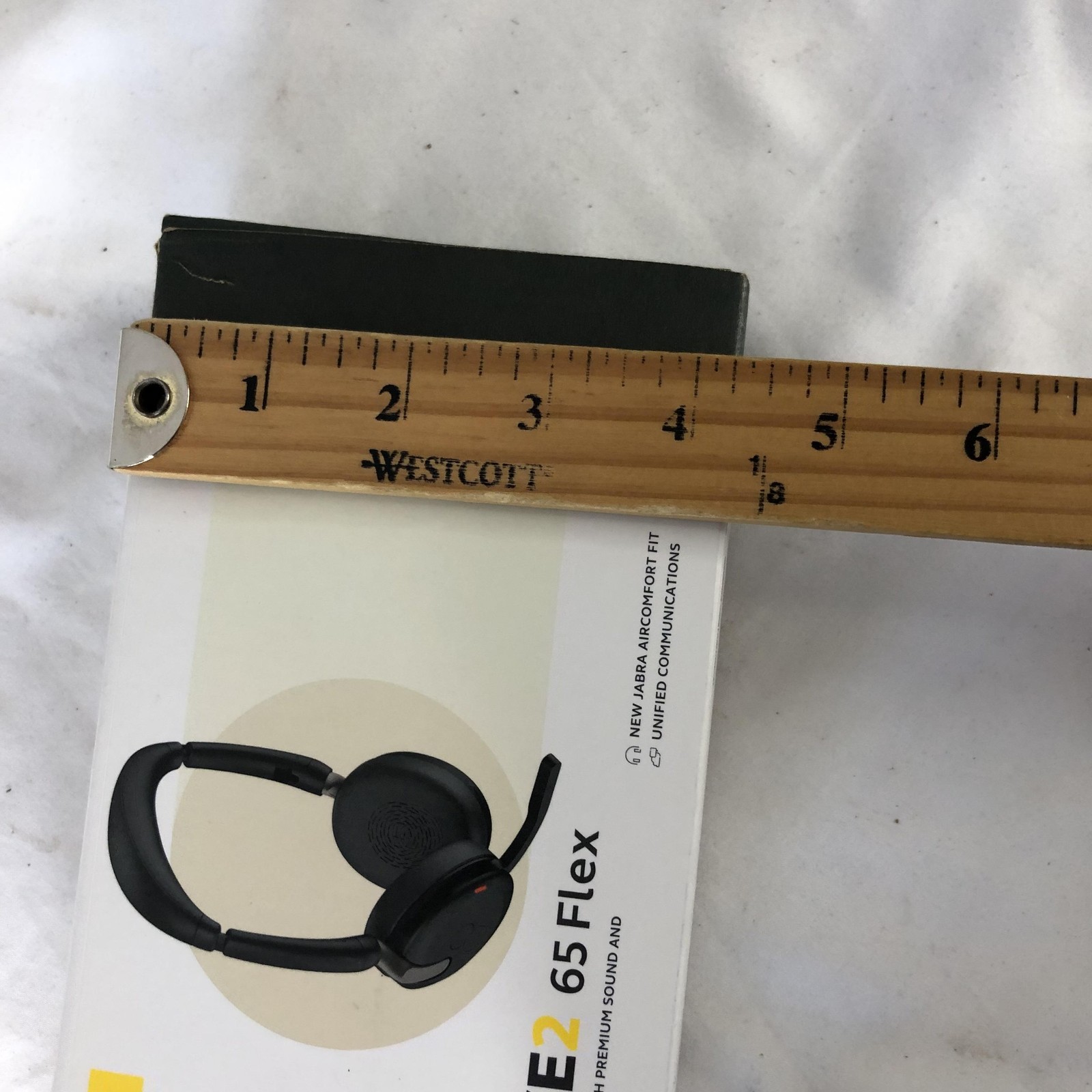 Jabra Evolve2 65 Flex On-Ear Headset Black Bluetooth USB-C ANC Wireless Mic