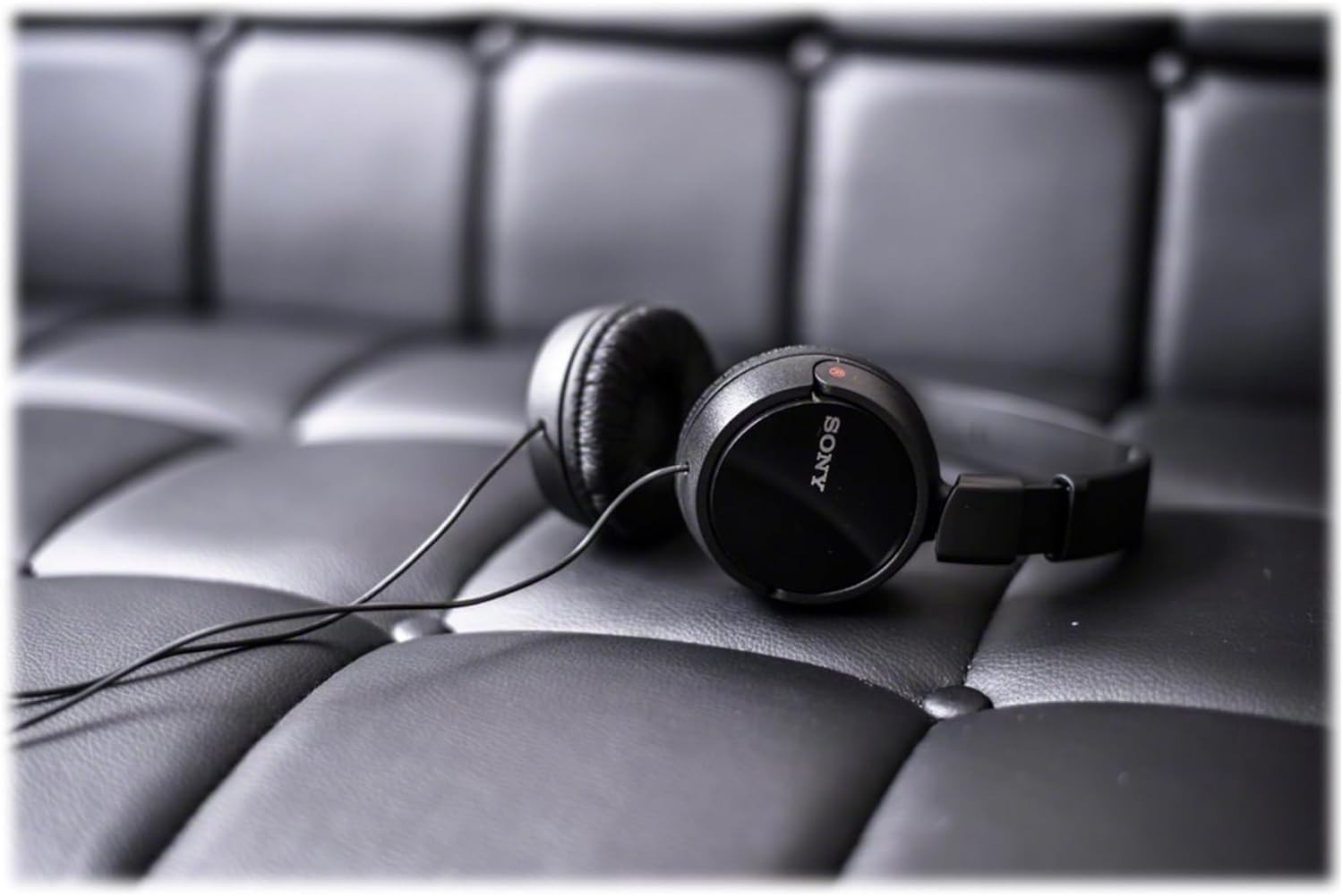 Sony MDR-ZX110AP Stereo Headphones for Smartphone – Wired (Black) Corded 3.5mm