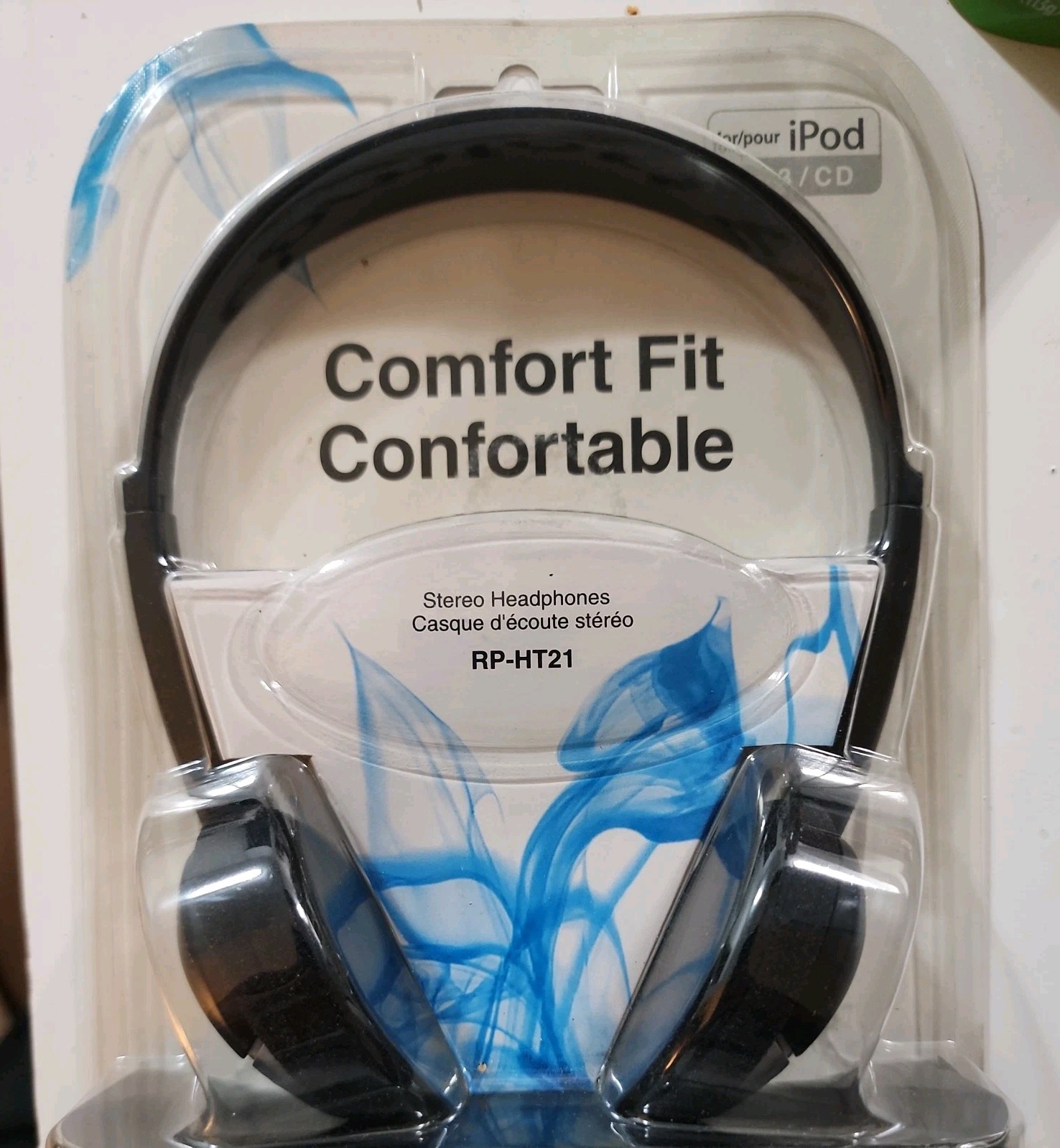 New Panasonic RP-HT21 Lightweight On-Ear Headphones 3.5mm Stereo Plug