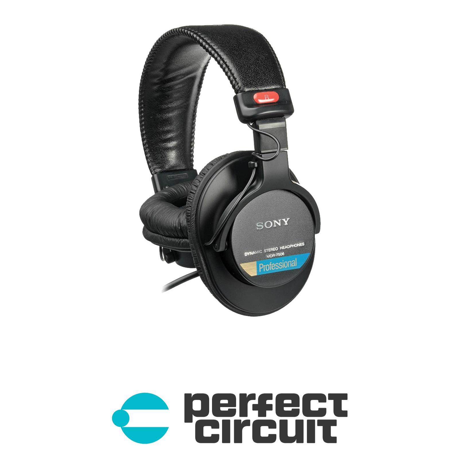 Sony MDR-7506 Closed-Back Headphones PRO AUDIO – NEW – PERFECT CIRCUIT