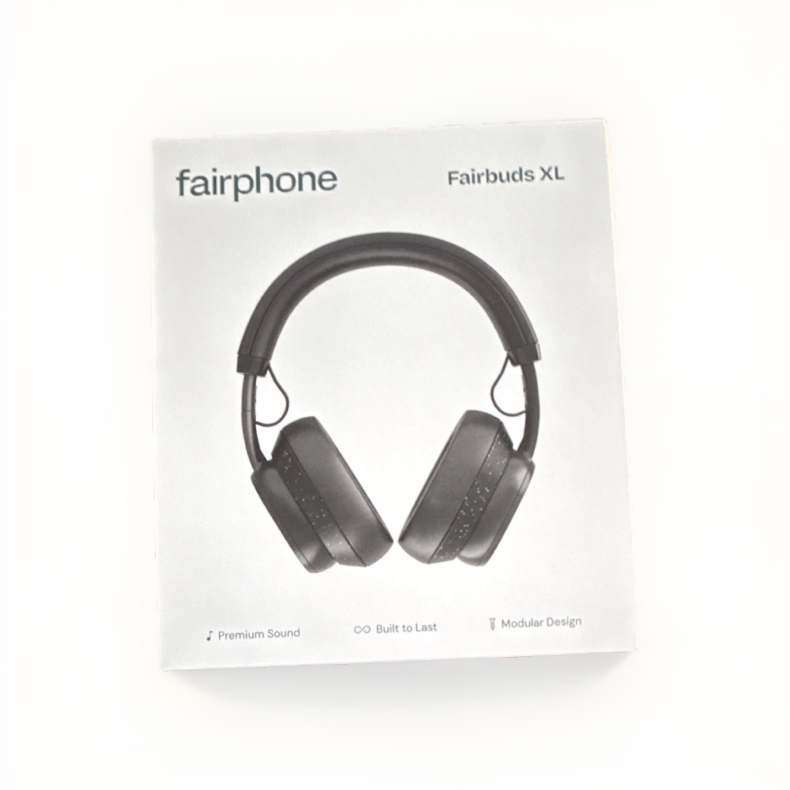 Fairphone Fairbuds XL Over-Ear Headphones Black Bluetooth ANC Modular IP54 40mm