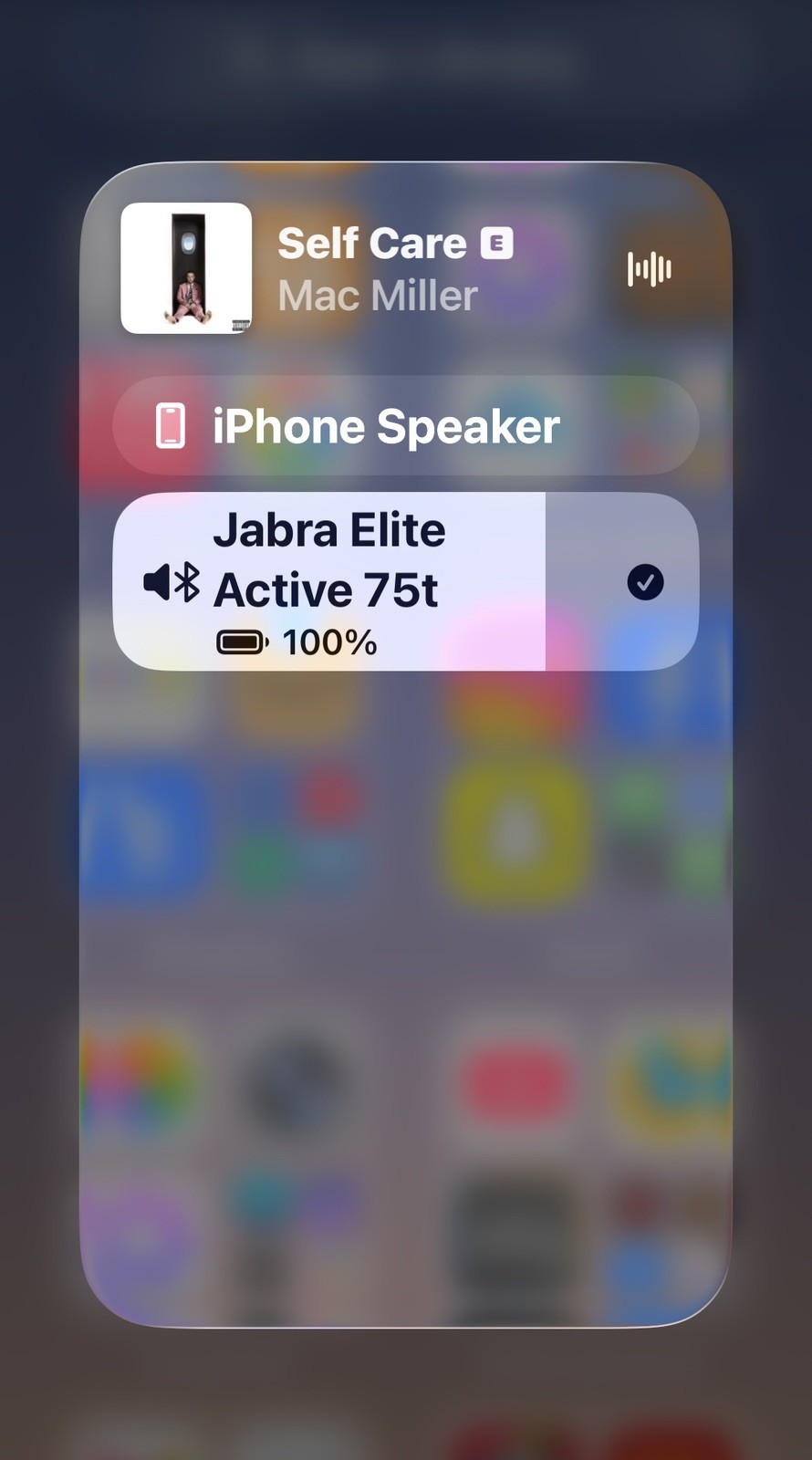 Jabra Elite Active75T Noise Cancelling Wireless Earbuds-Titanium Navy blue