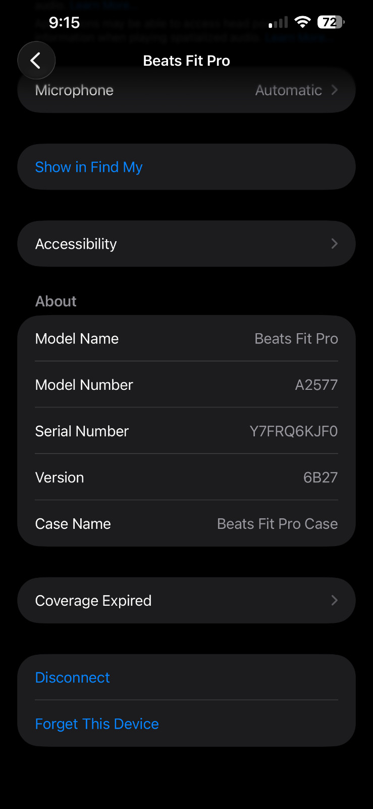 Beats Fit Pro Wireless In-Ear Bluetooth Headphones A2577