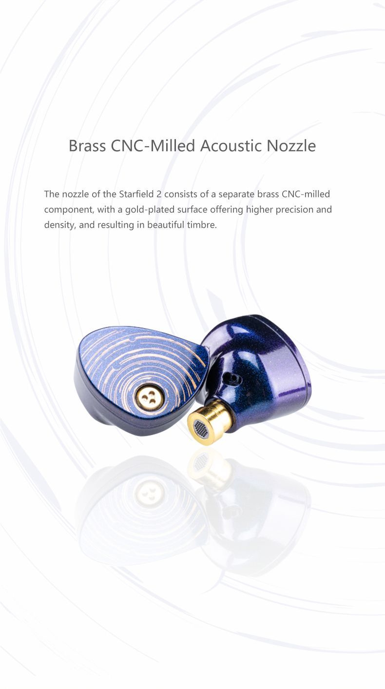 Moondrop Starfield 2 Earphone Dynamic Driver With Lithium-Magnesium In-Ear Headp