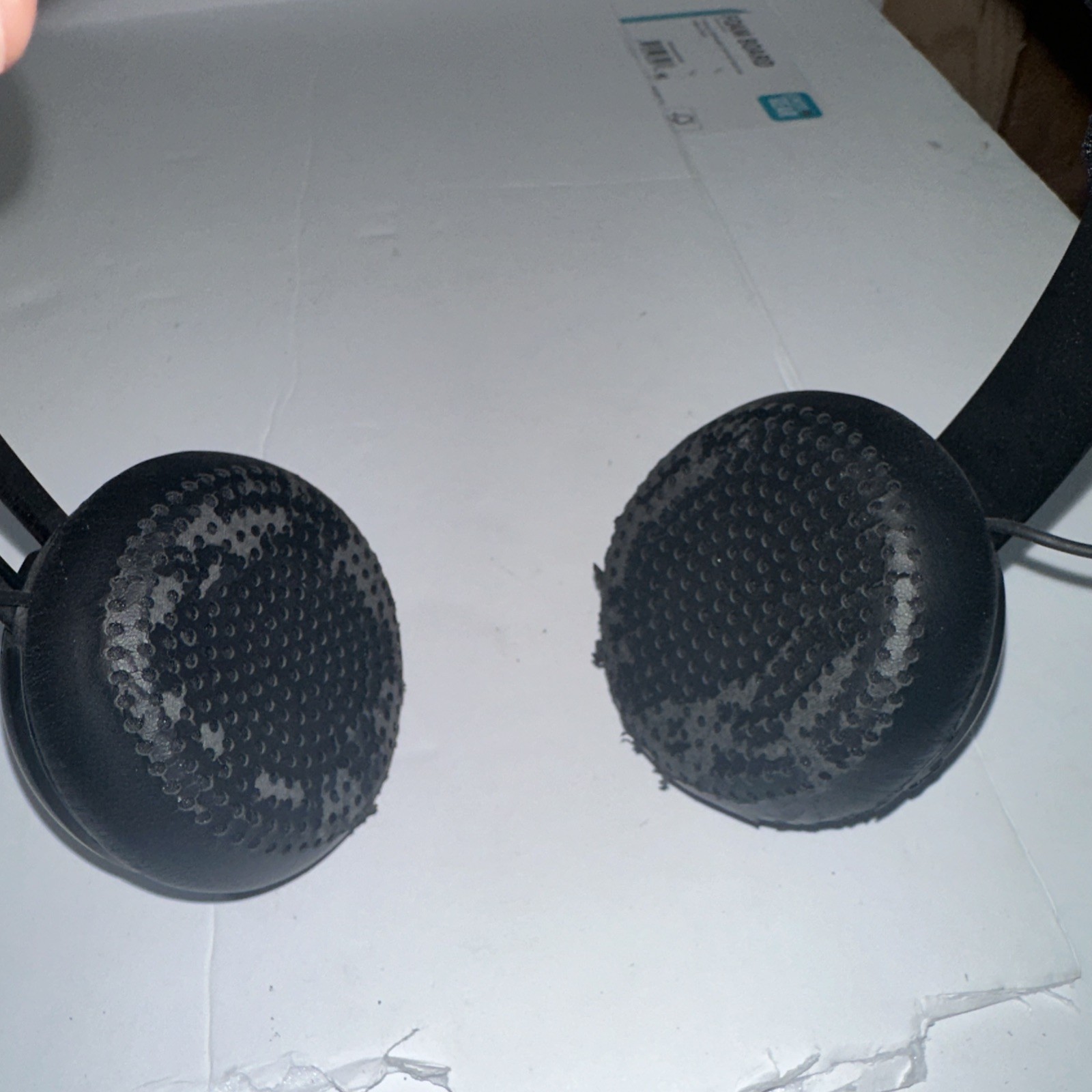 Skullcandy Grind Wireless Bluetooth Headphones S5GBW Black W/Brown Suede Tested