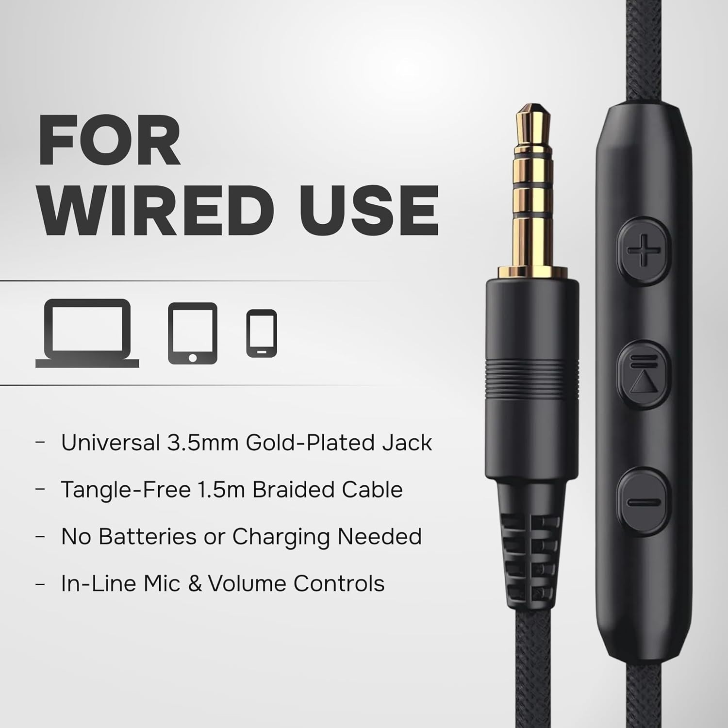 Noise Isolation Over-Ear Headphones for Kids, Teens, Adults